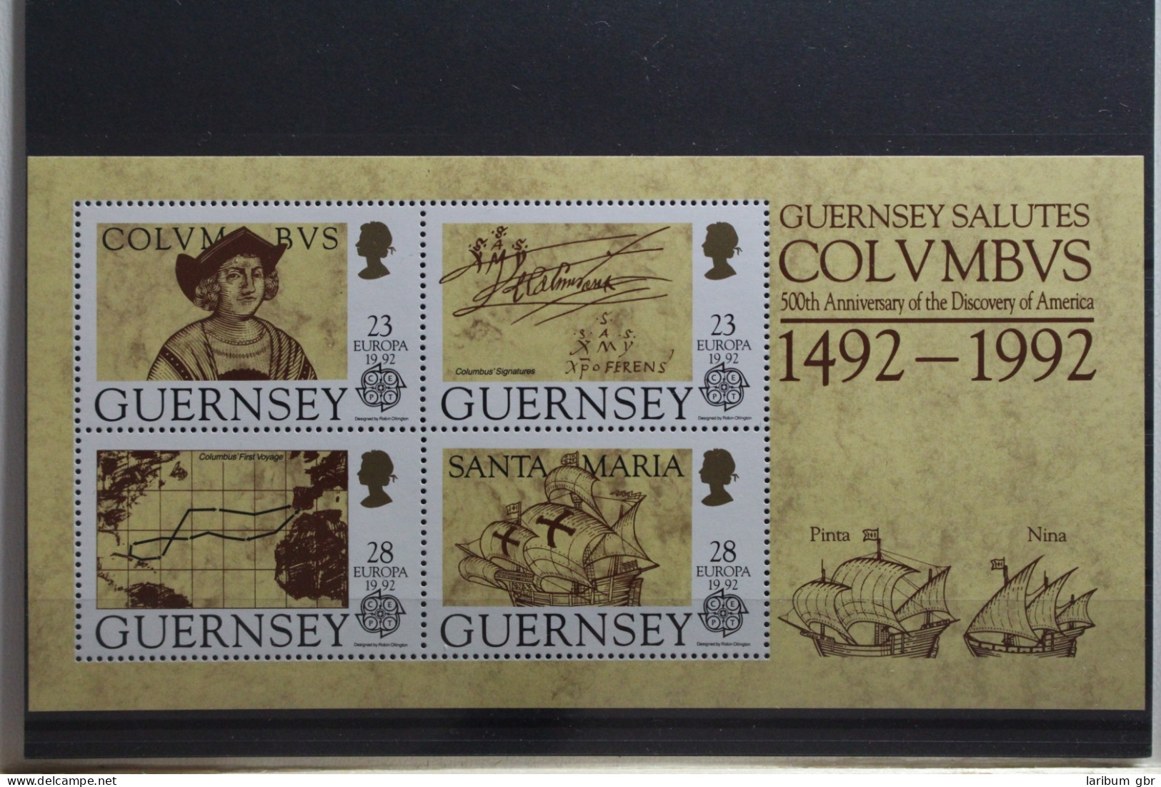 Großbritannien Guernsey Block 8 Mit 549-552 Postfrisch #UP638 - Guernesey