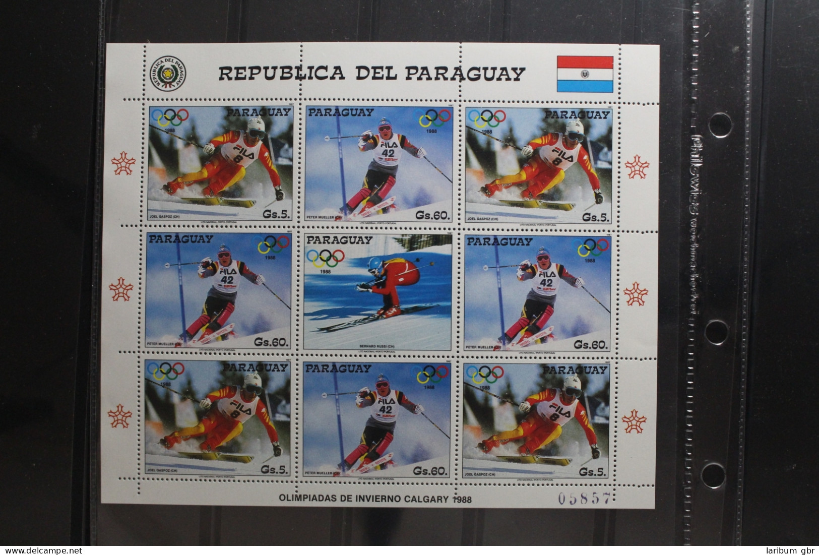 Paraguay 4178-4179 Postfrisch Als Kleinbogen #UP402 - Andere & Zonder Classificatie