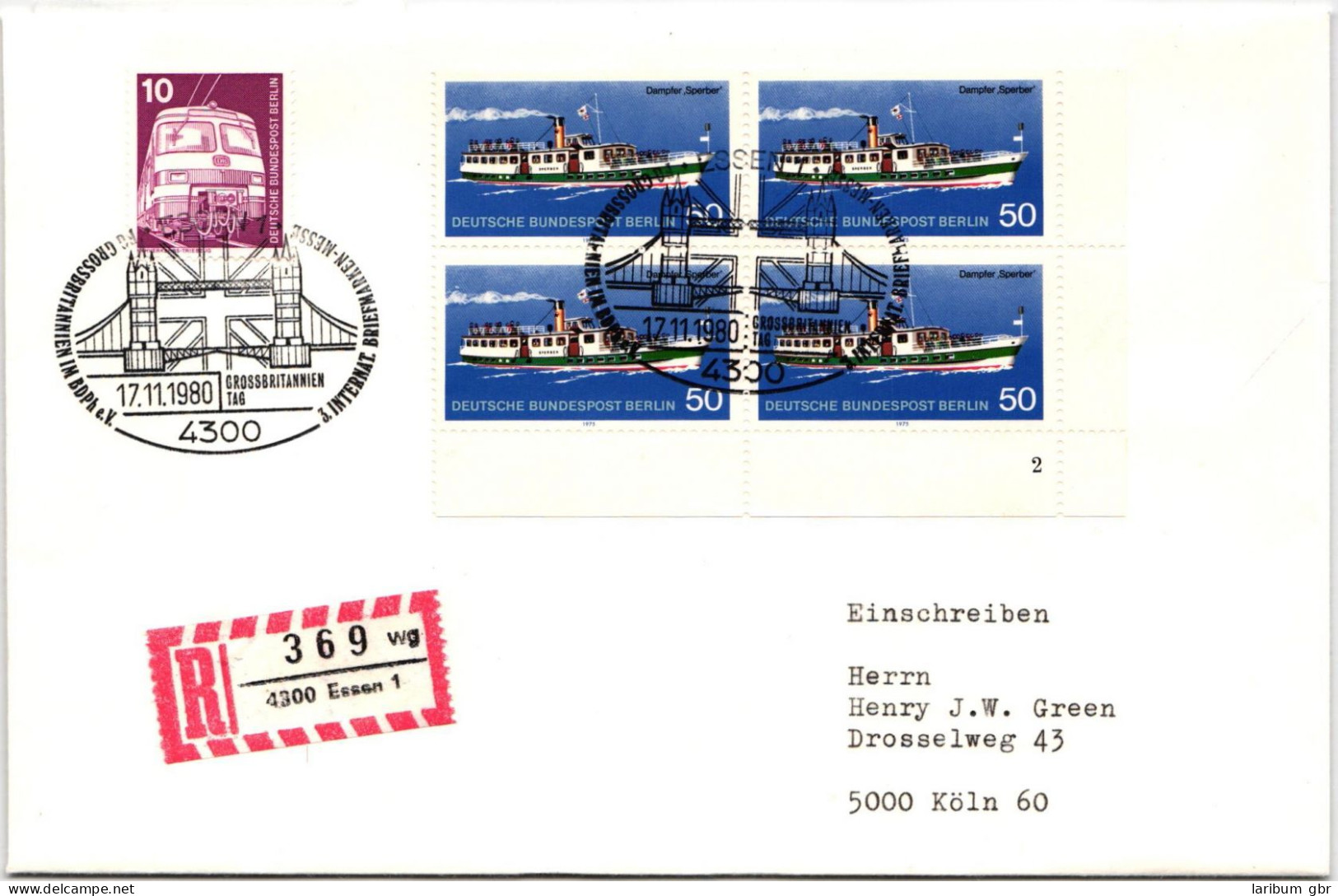 Berlin 485 FN Auf Brief Als Mehrfachfrankatur Formnummer 2 #NG305 - Sonstige & Ohne Zuordnung