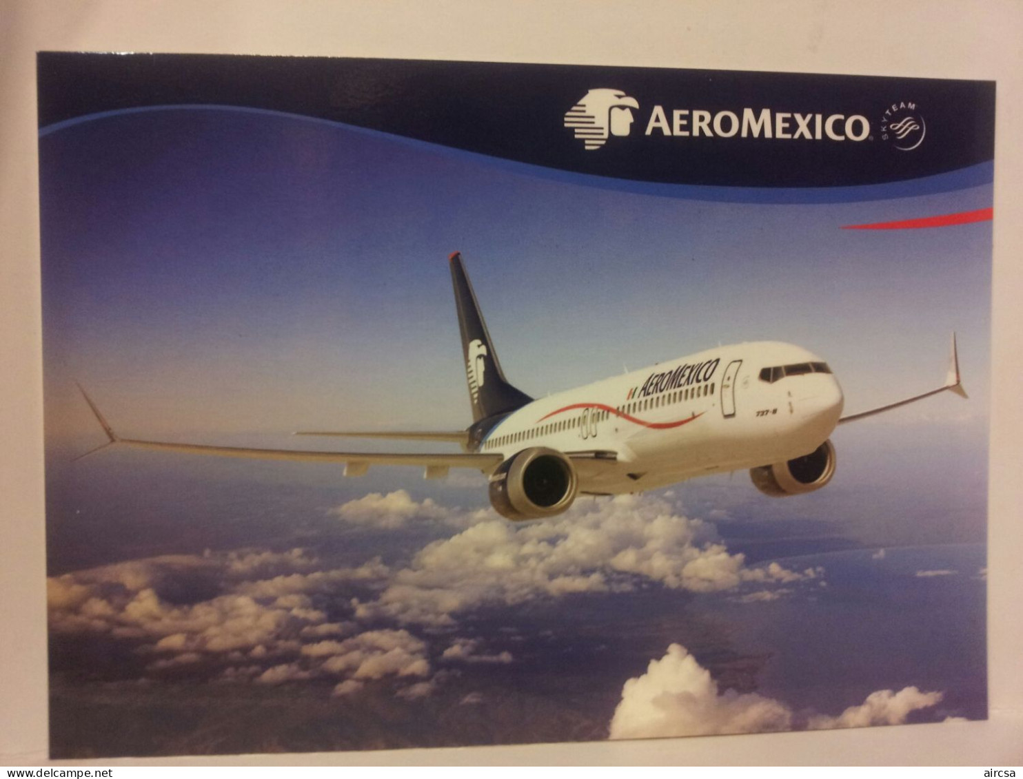 Airline Issue - AEROMEXICO Boeing 737 - Postcard1 - 1946-....: Ere Moderne