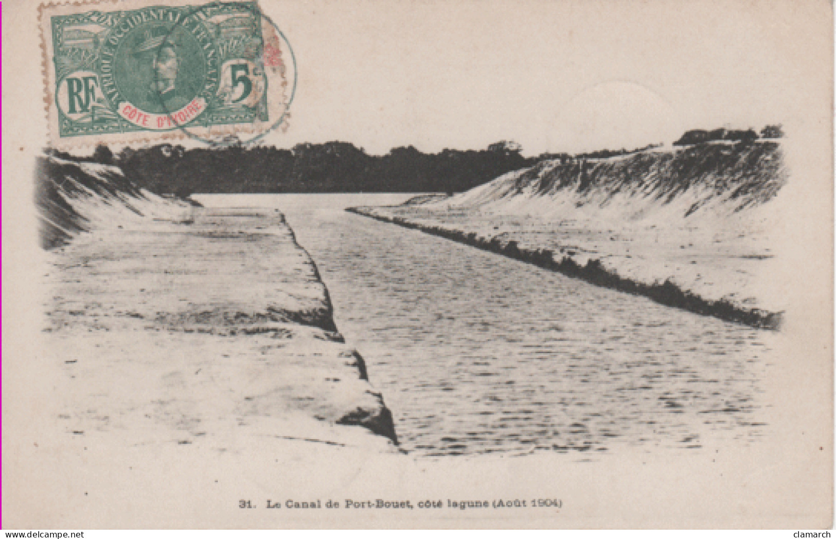 COTE D'IVOIRE-Le Canal De Port Bouet, Côté Lagune ( Août 1904) 31 - Ivory Coast