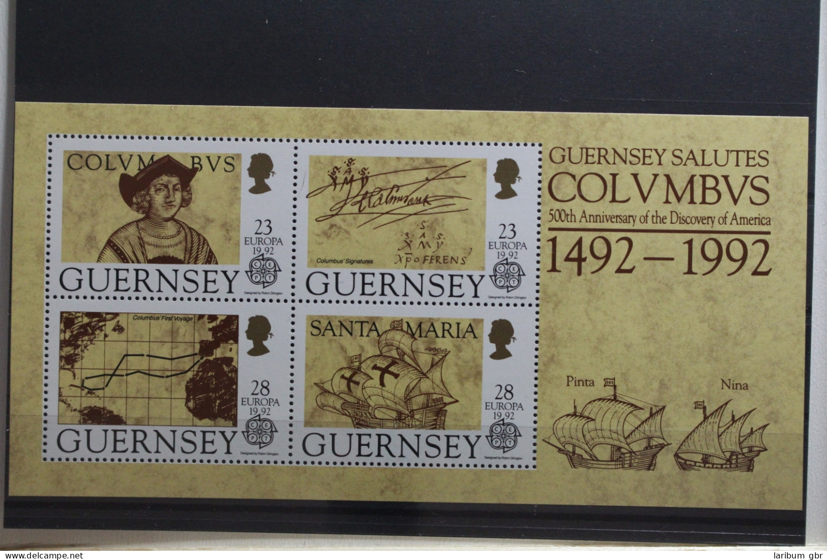 Großbritannien Guernsey Block 8 Mit 549-552 Postfrisch #UP641 - Guernsey