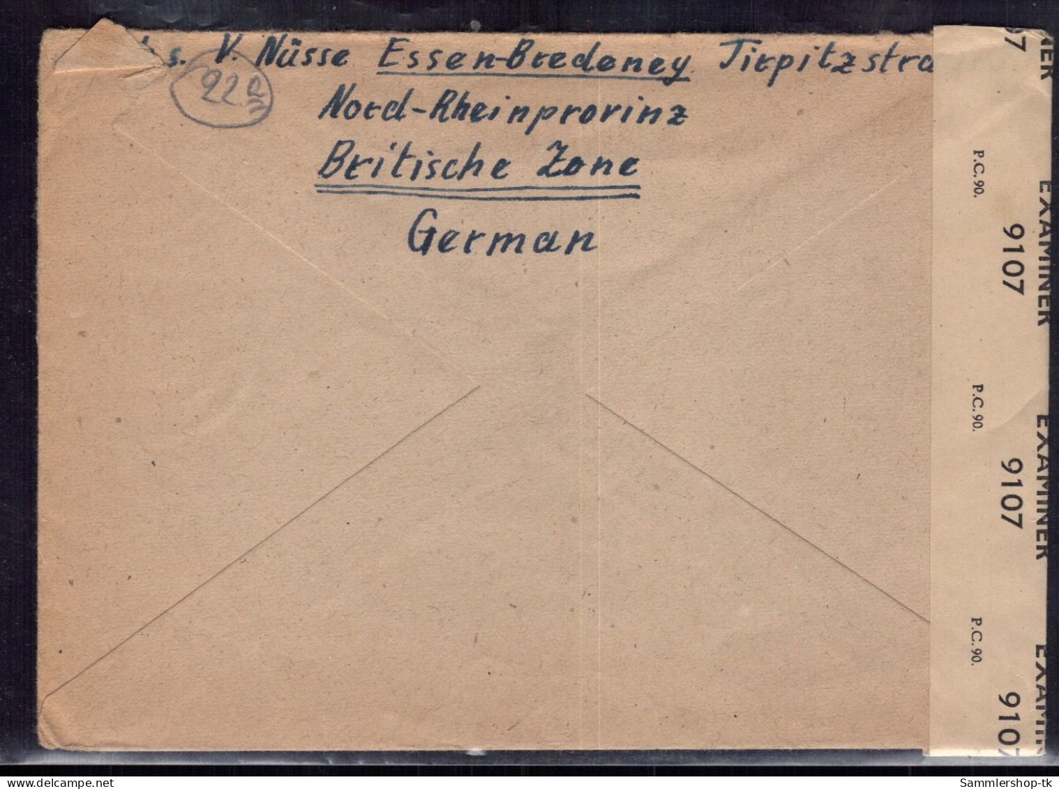 All.Bes. Gemeinschaftsausgaben Mehrfachfrankatur Michel Nr. 926, Essen - Schweiz - Sonstige & Ohne Zuordnung