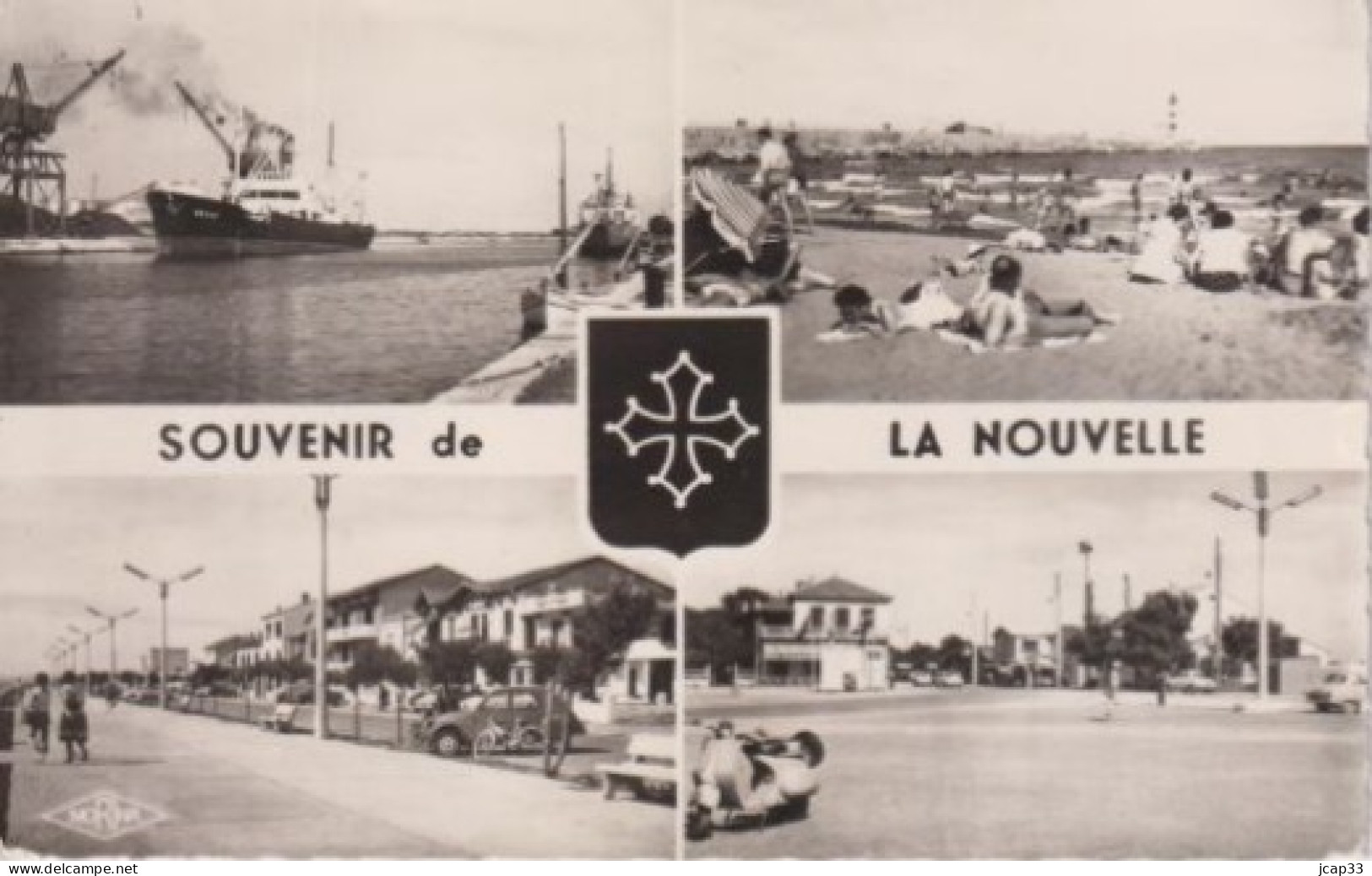 11 SOUVENIR DE LA NOUVELLE  -  MULTIVUES  -  CPSM PF  - - Port La Nouvelle