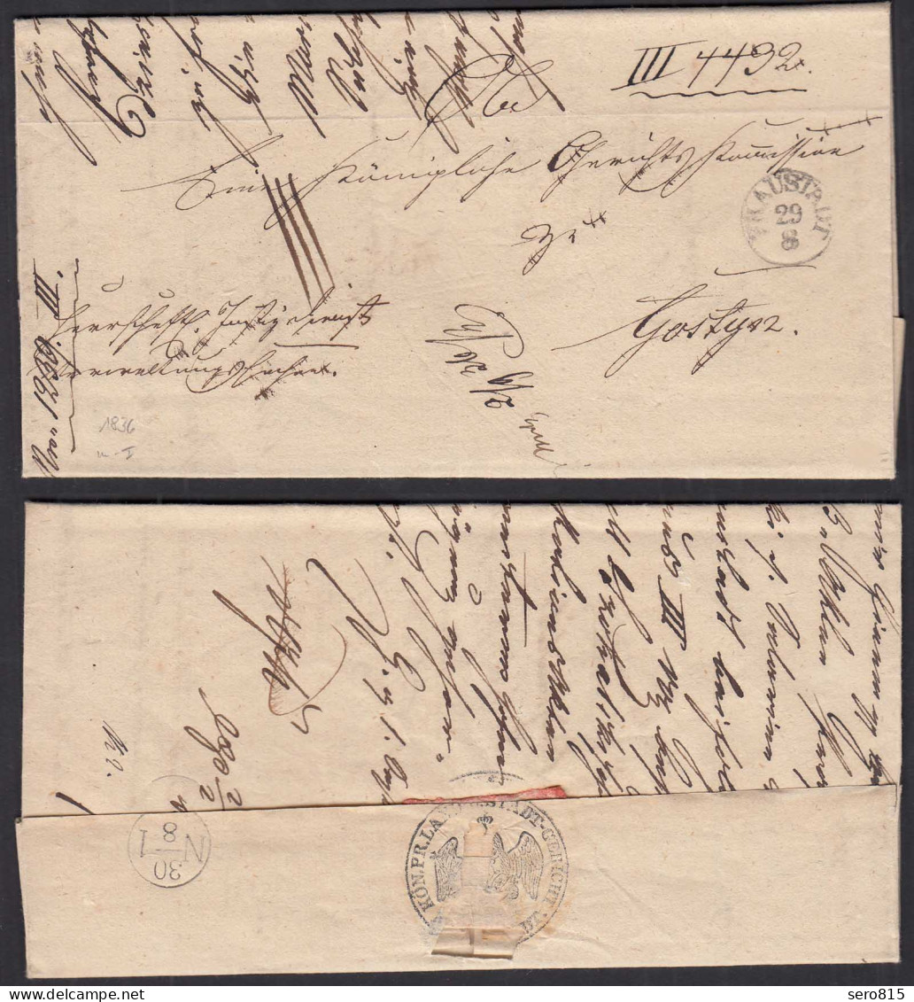 1836 ALTBRIEF FRAUSTADT K1 Nach GOSTYN Mit Inhalt    (32092 - Other & Unclassified