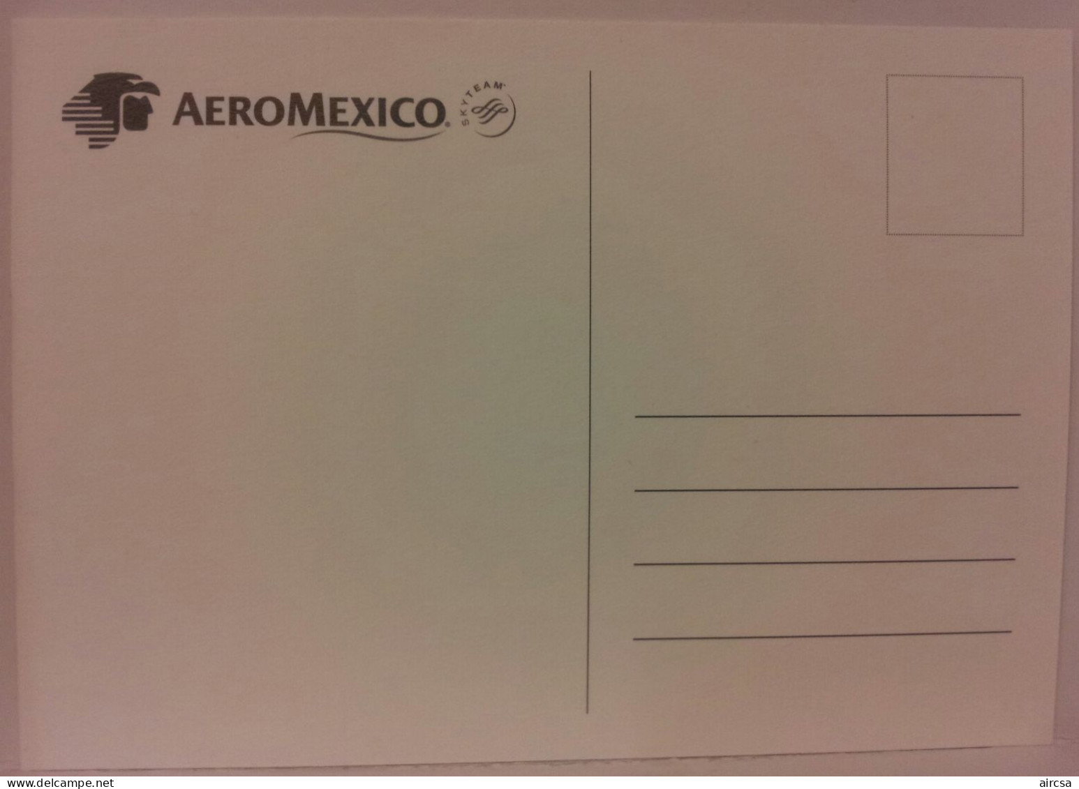 Airline Issue - AEROMEXICO Boeing 737 - Postcard2 - 1946-....: Moderne