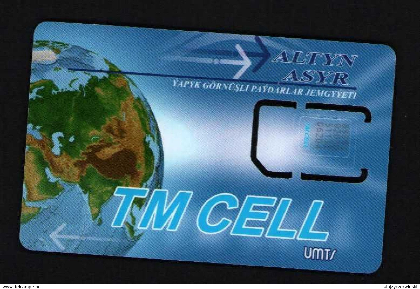 Carte SIM à Puce Originale Turkménistan TM Cell Gsm - Turkménistan