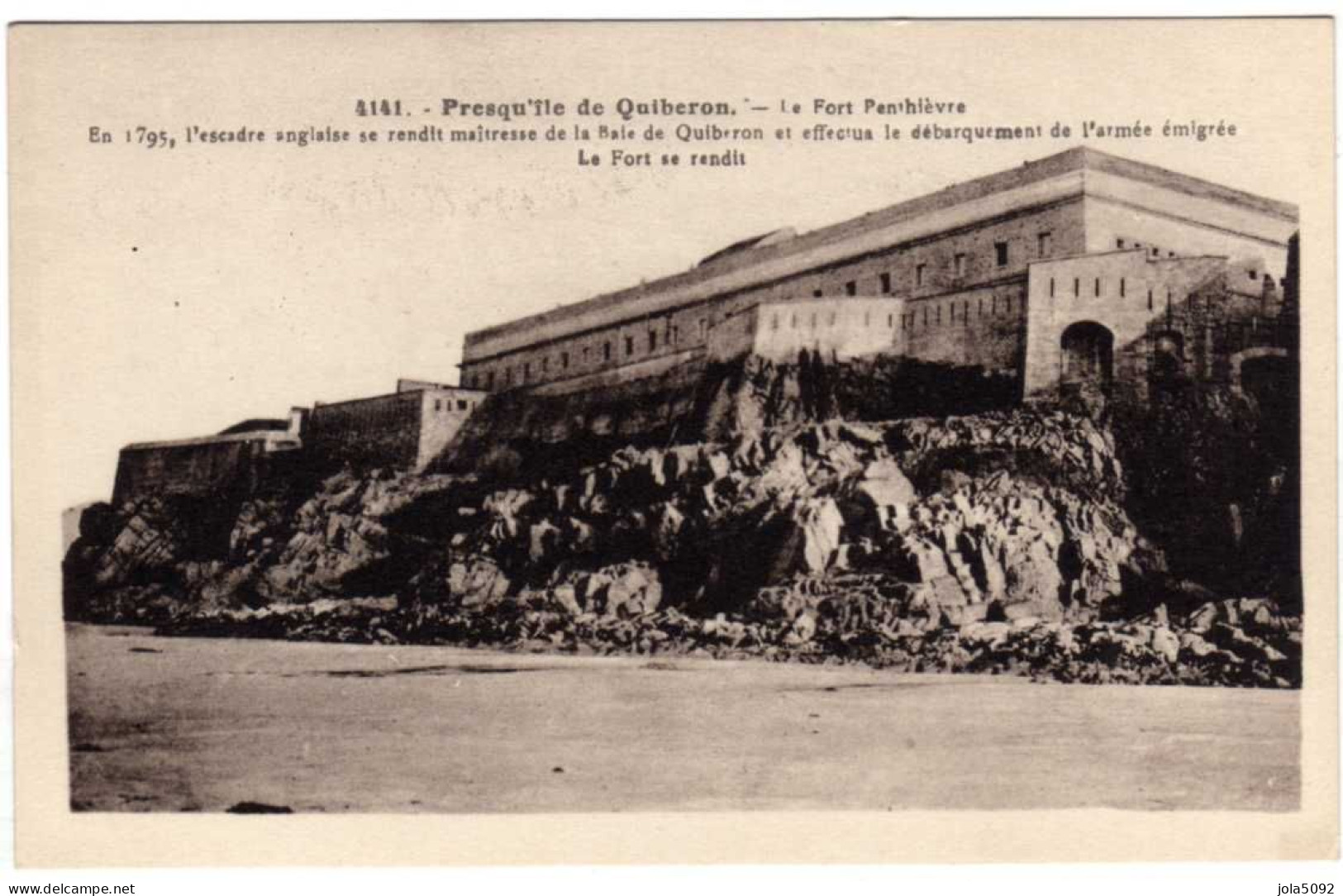 56 / Presqu'ile De QUIBERON - Le Fort Penthièvre - Quiberon