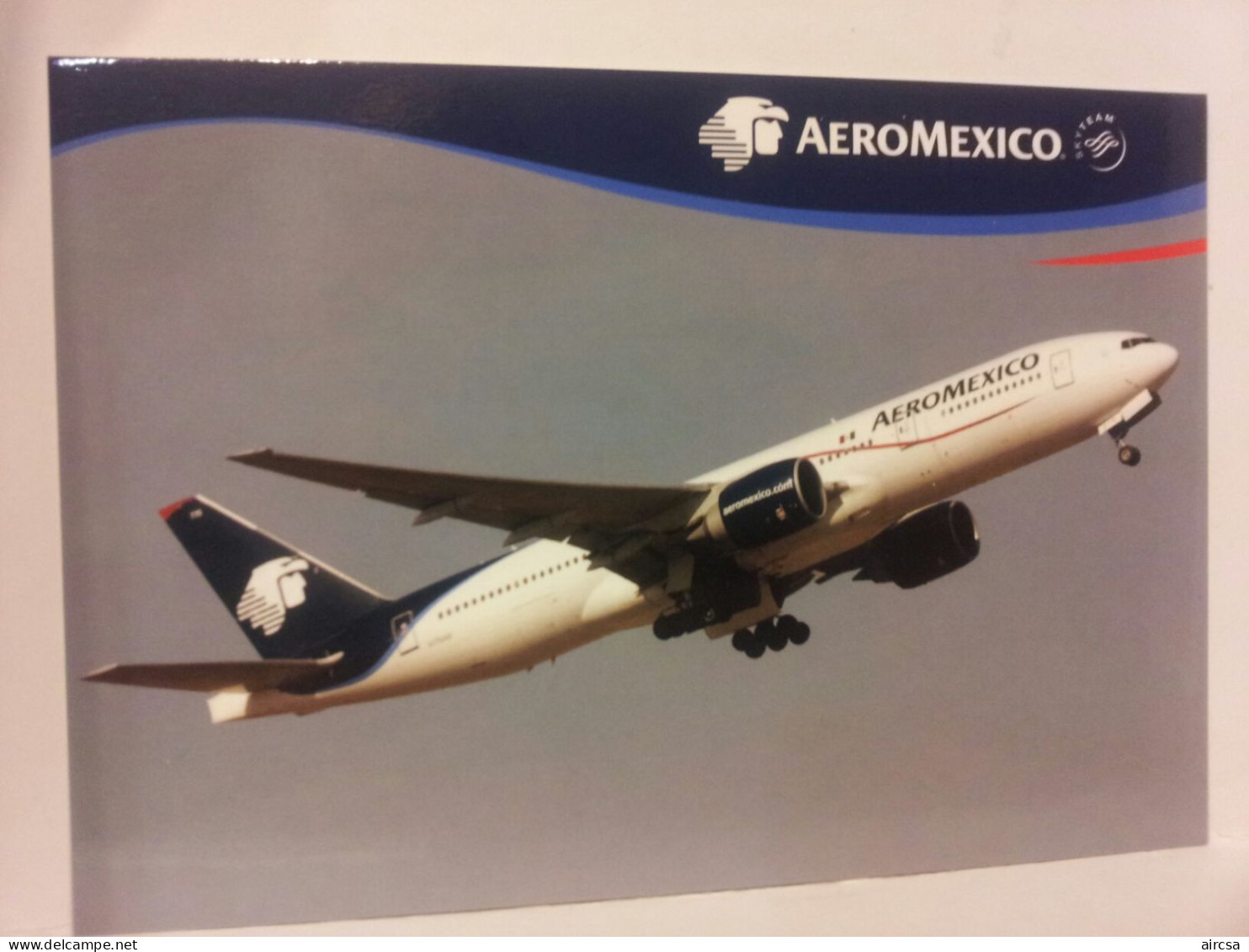 Airline Issue - AEROMEXICO Boeing 777 - Postcard4 - 1946-....: Modern Era