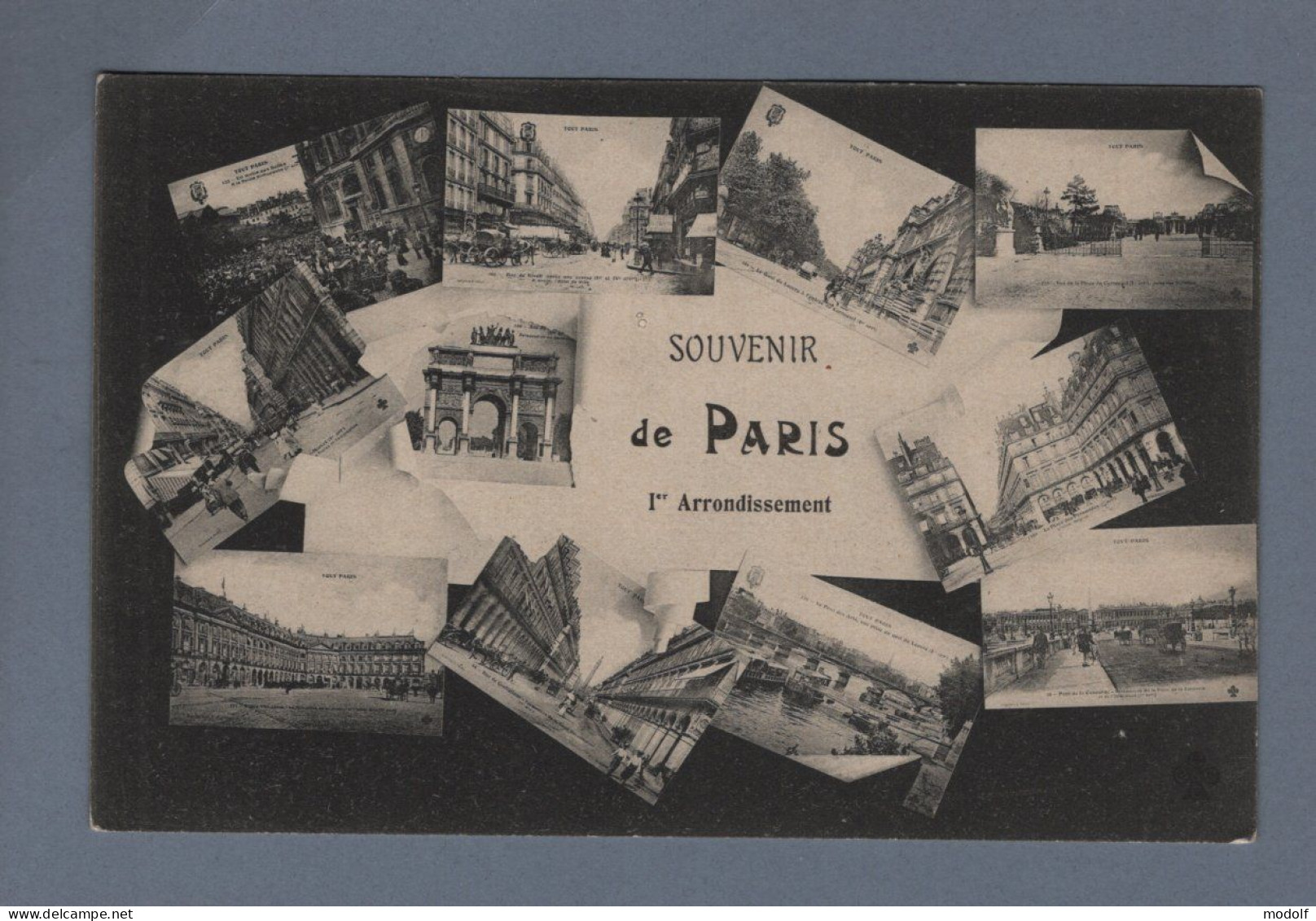 CPA - 75 - Souvenir De Paris - 1er Arrondissement - Multi-Vues - Non Circulée - District 01