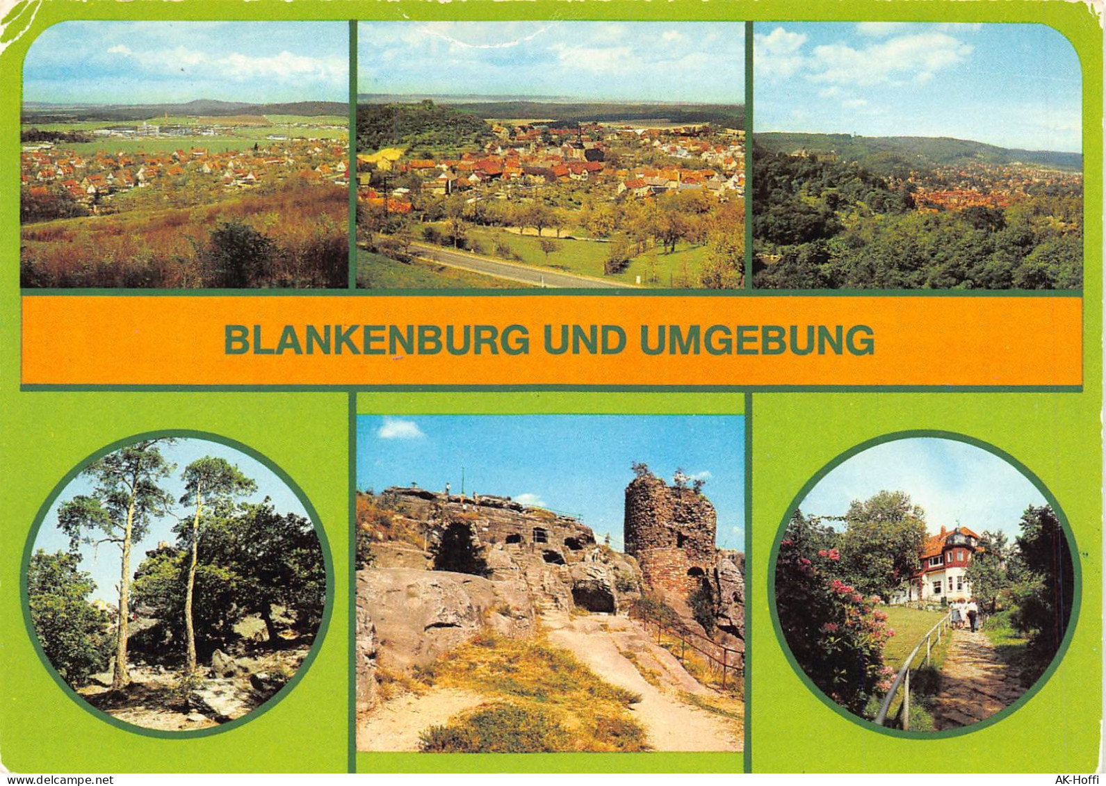 Blankenburg  /Harz Und Umgebung, Mehrbild, Großvaterfelsen & Gaststätte, Burgruine, Heimburg, OT Oesig - Blankenburg