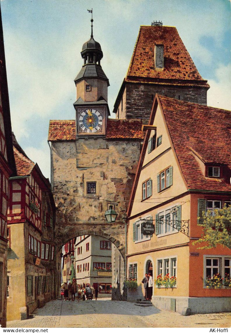 Rothenburg Ob Der Tauber - Rödergasse Mit Markusturm - Rothenburg O. D. Tauber