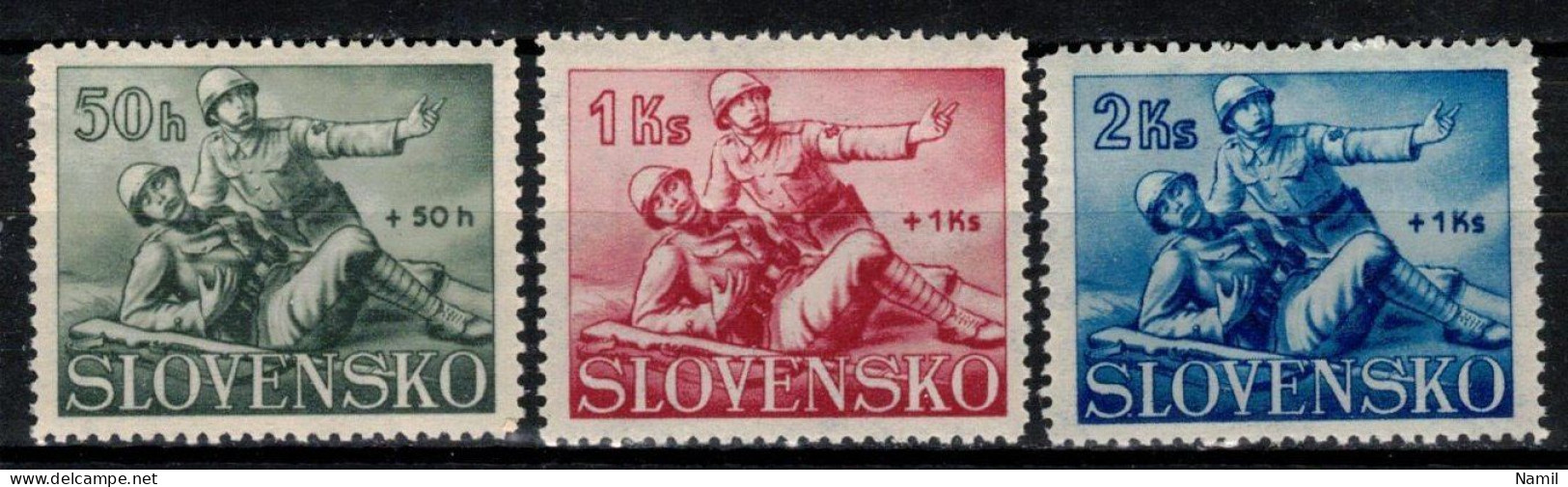 Slovaquie 1941 Mi 88-90 (Yv 58-60), (MNH)** - Nuevos