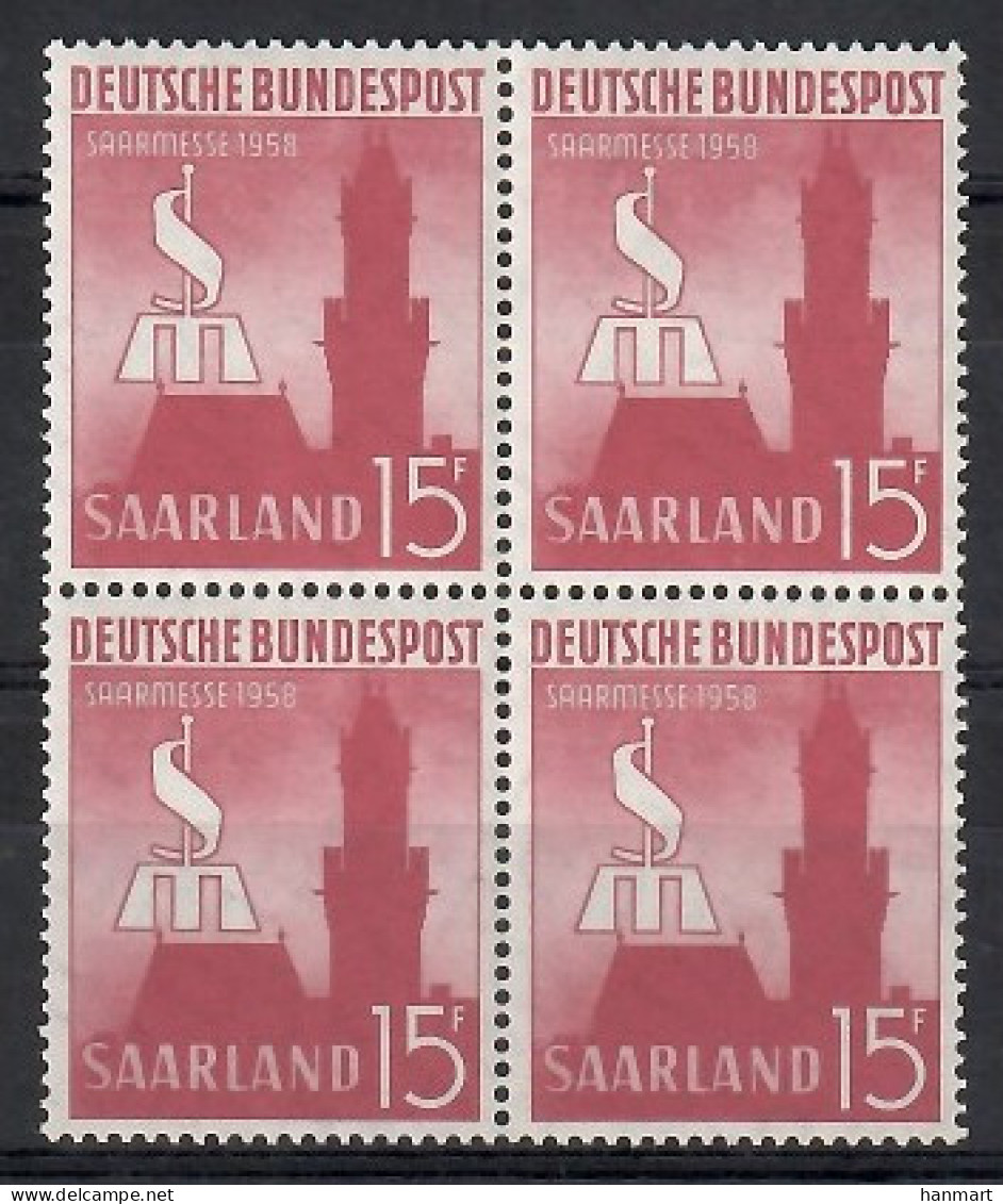 Germany, Saarland 1958 Mi 435 MNH  (ZE5 SAAvie435) - Andere