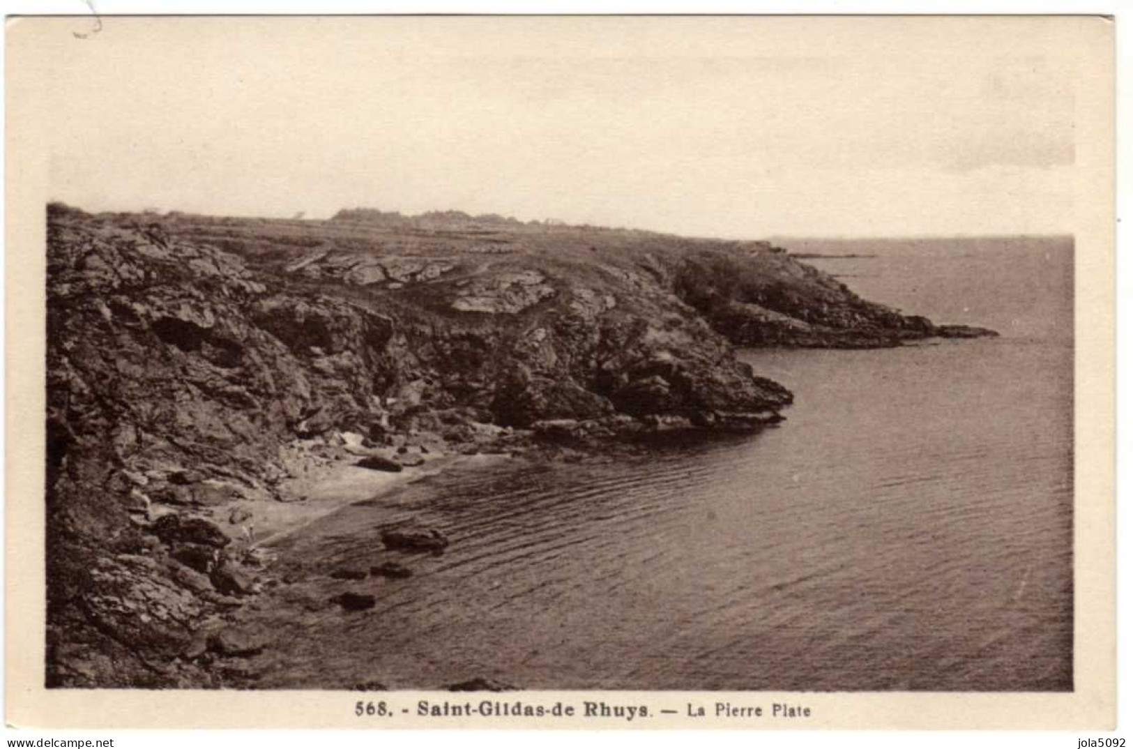 56 / SAINT-GILDAS-DE-RHUYS - La Pierre Plate - Sonstige & Ohne Zuordnung