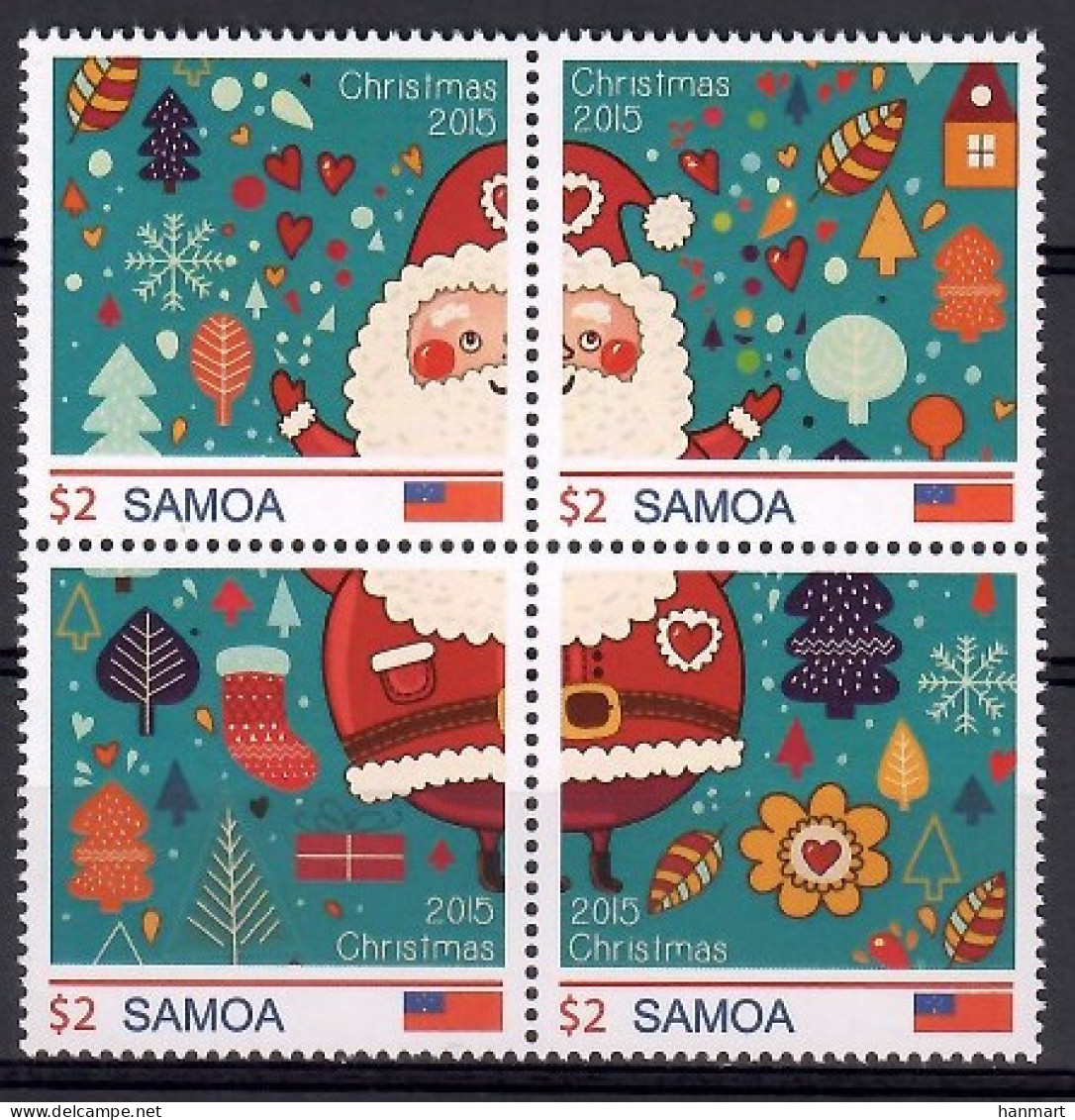Samoa 2015 Mi Per MNH  (ZS7 SMApervie2015) - Non Classés