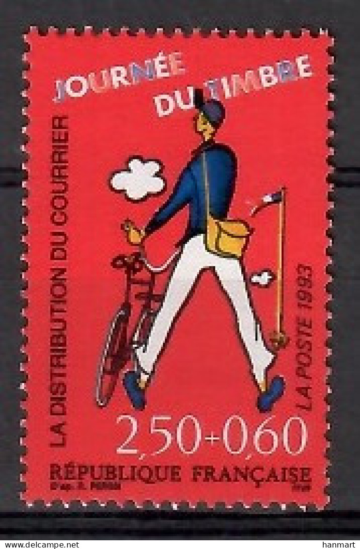 France 1993 Mi 2940y MNH  (ZE1 FRN2940y) - Tag Der Briefmarke
