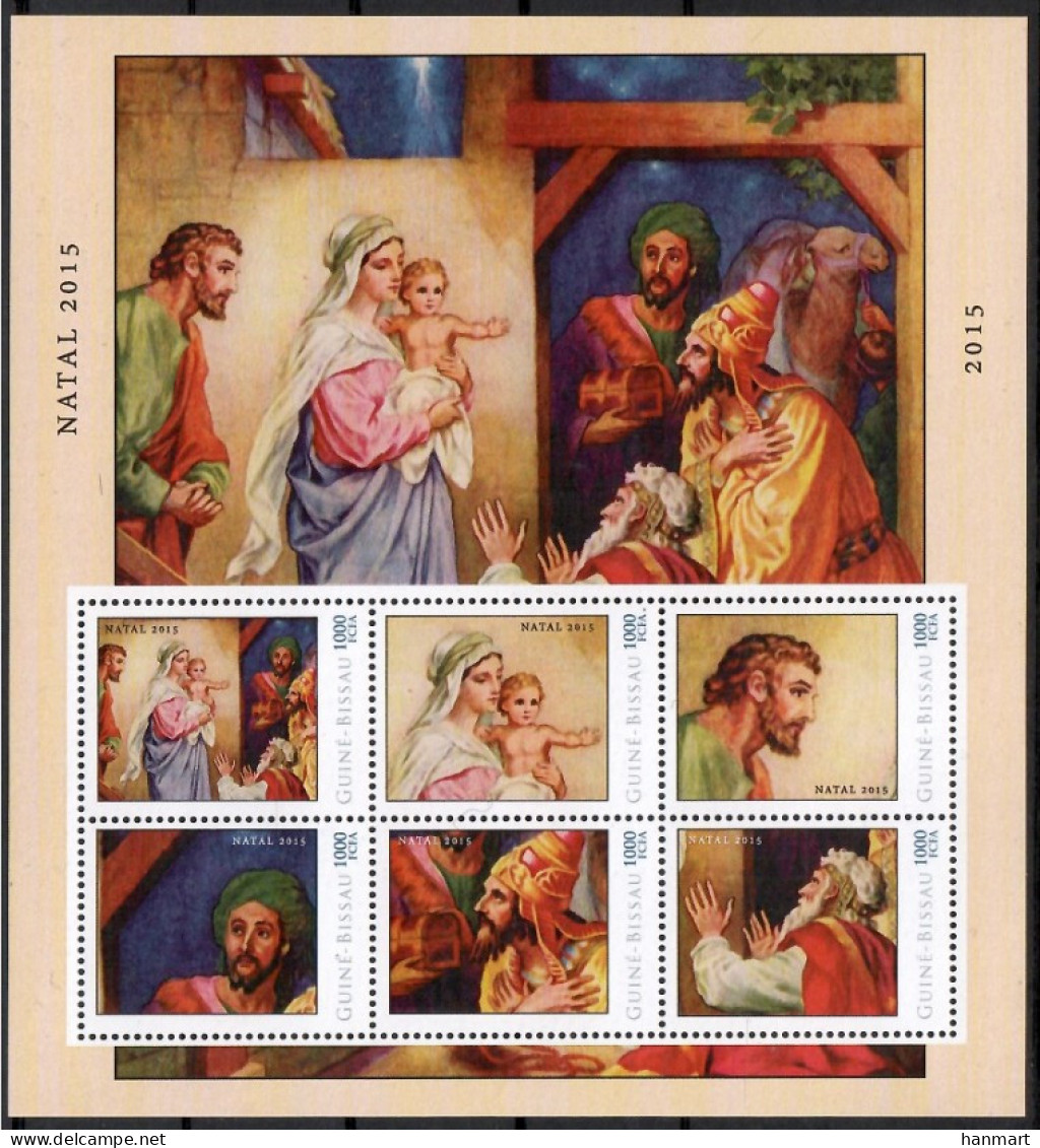 Guinea-Bissau 2015 Mi Per MNH  (ZS5 GUBperark2015) - Christmas