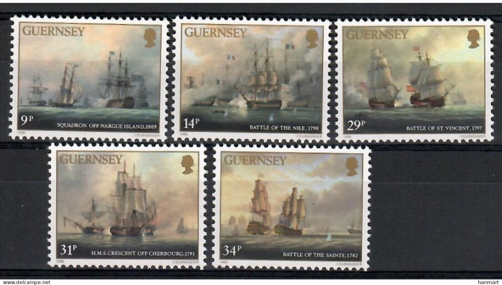 Guernsey 1986 Mi 352-356 MNH  (ZE3 GRN352-356) - Other & Unclassified