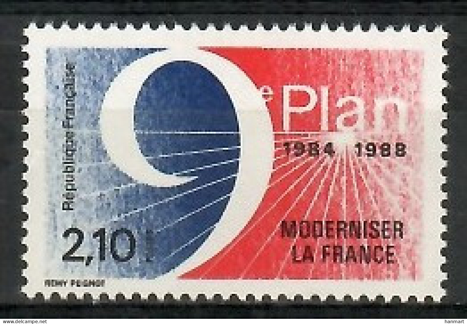 France 1984 Mi 2475 MNH  (ZE1 FRN2475) - Andere & Zonder Classificatie