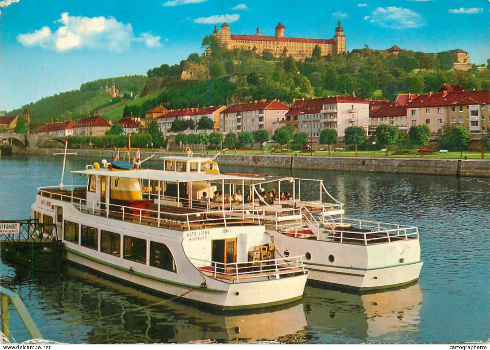 Navigation Sailing Vessels & Boats Themed Postcard Wurzburg - Velieri