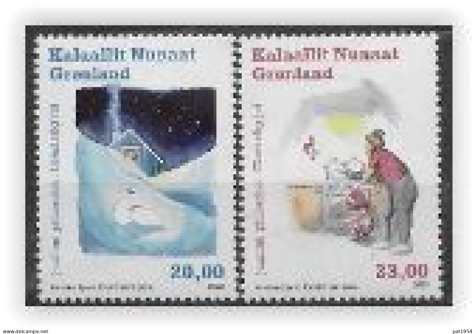 Groënland 2023, Série Neuve Noël - Unused Stamps