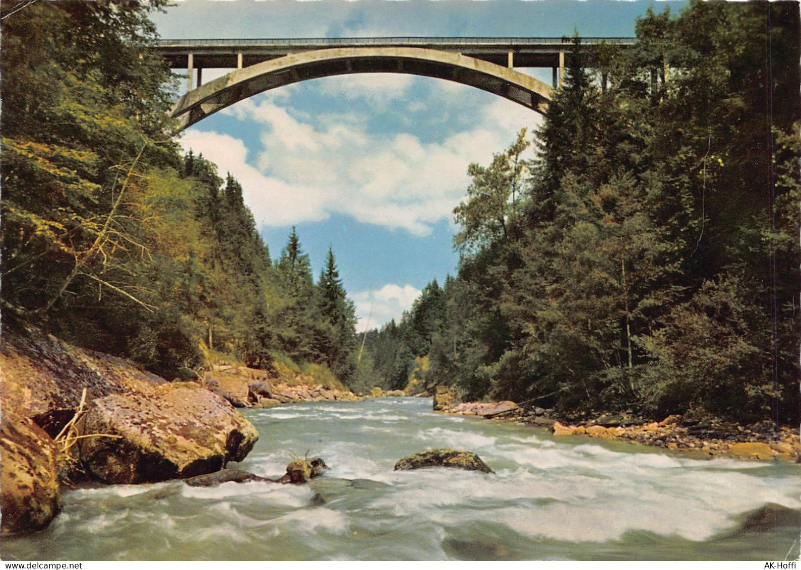 Echelsbacher Brücke, Die Höchste Eisenbetonbrücke Deutschlands An Der Deutschen Alpenstraße Zw. Oberammergau Und Füssen - Brücken