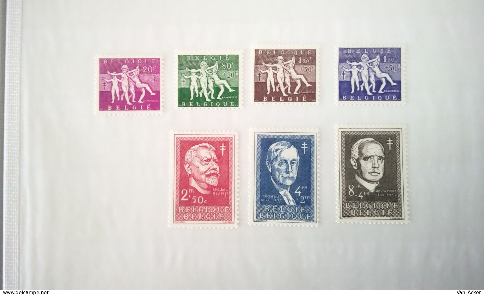 Nr.979/985** Antiteringzegels. - Unused Stamps