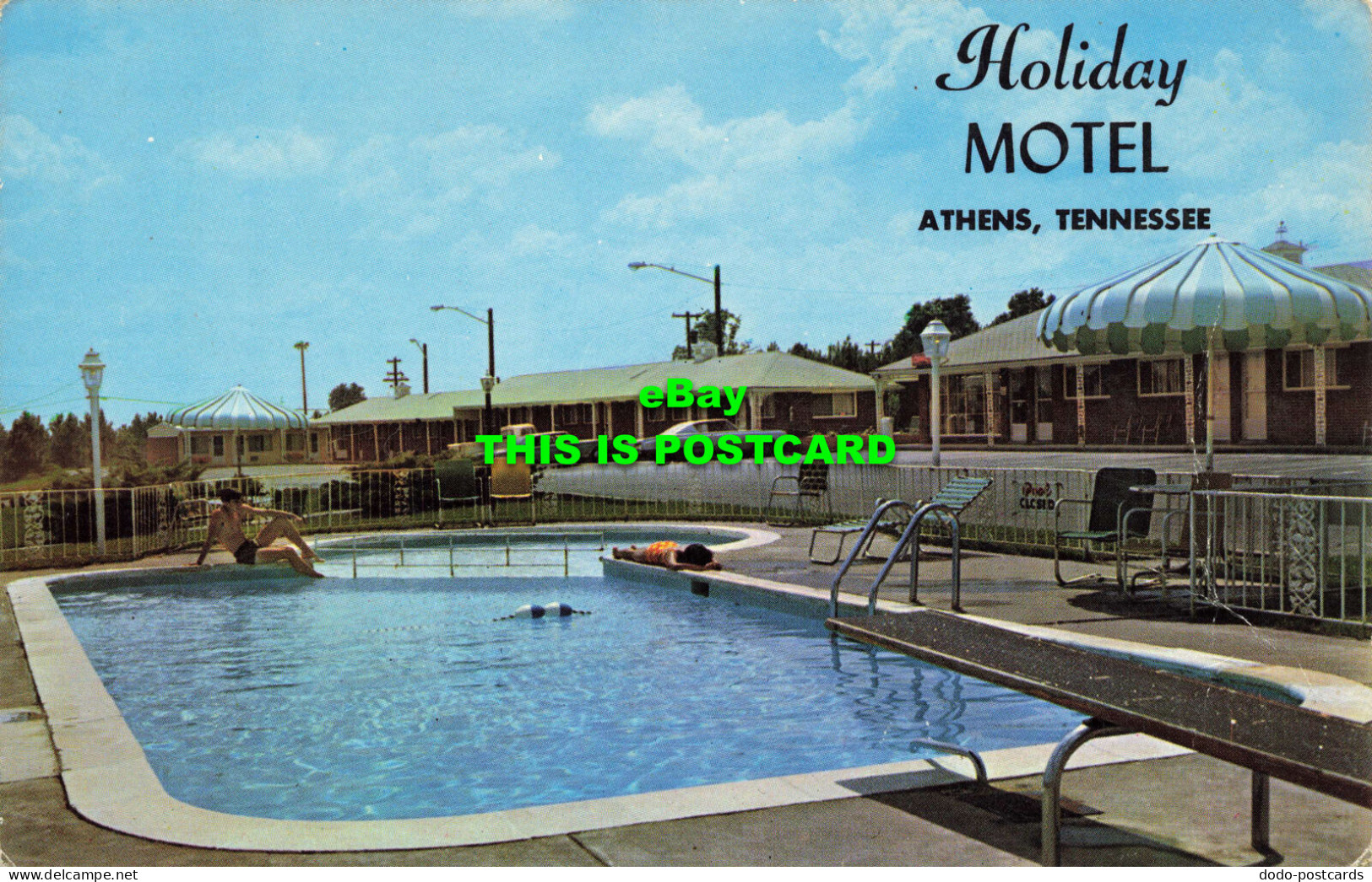 R571803 Holiday Motel. Athens. Tennessee. Lusterchrome. Tichnor Bros - World