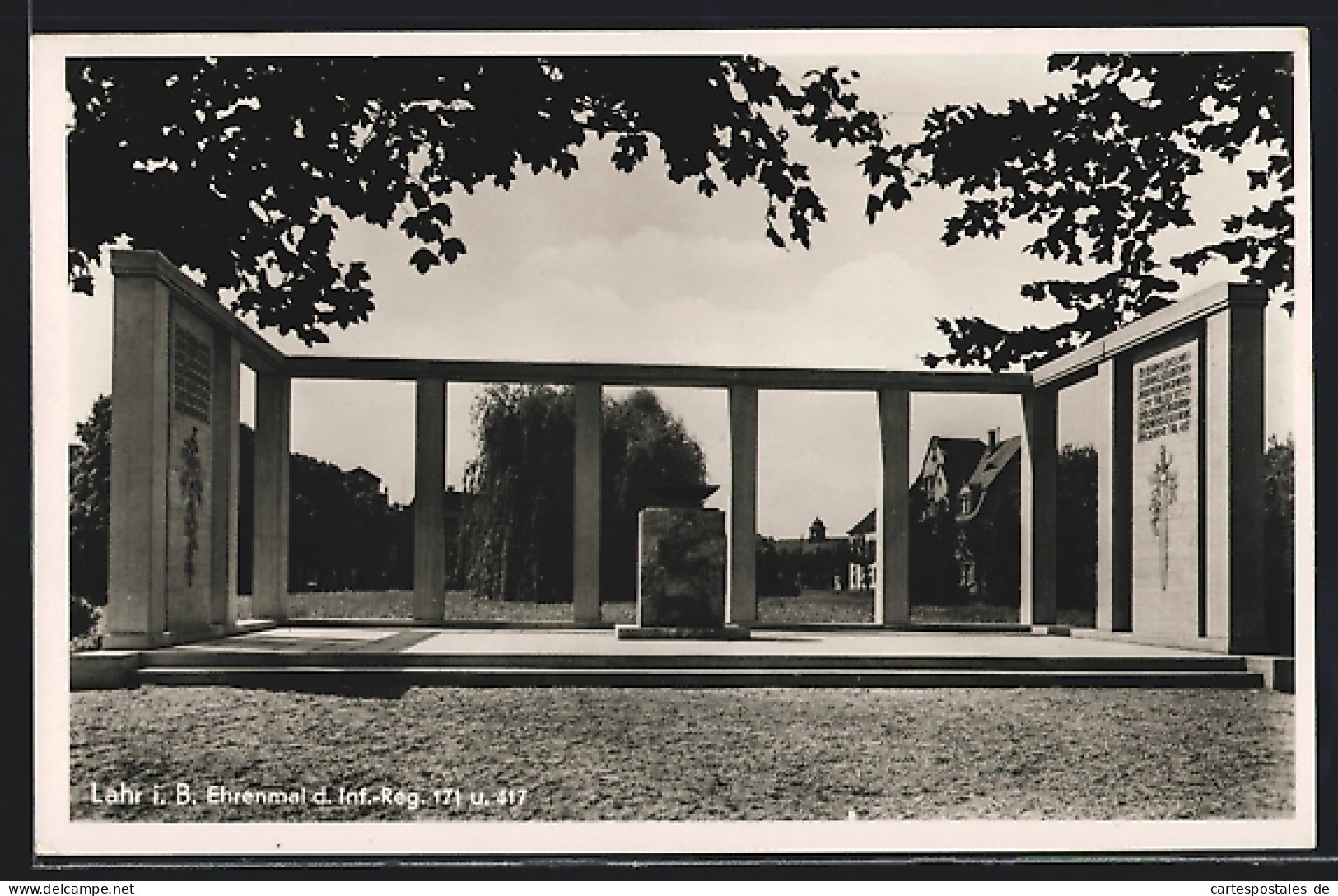 AK Lahr / Baden, Ehrenmal D. Inf.-Reg. 171 Und 417  - Lahr