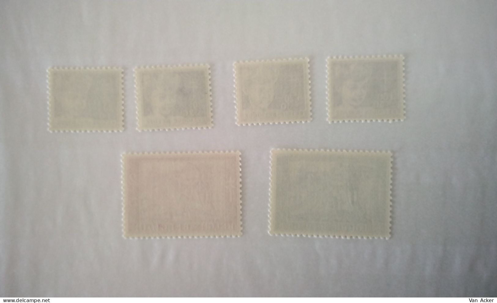 Nr.955/960** Antiteringzegels 1954. - Neufs