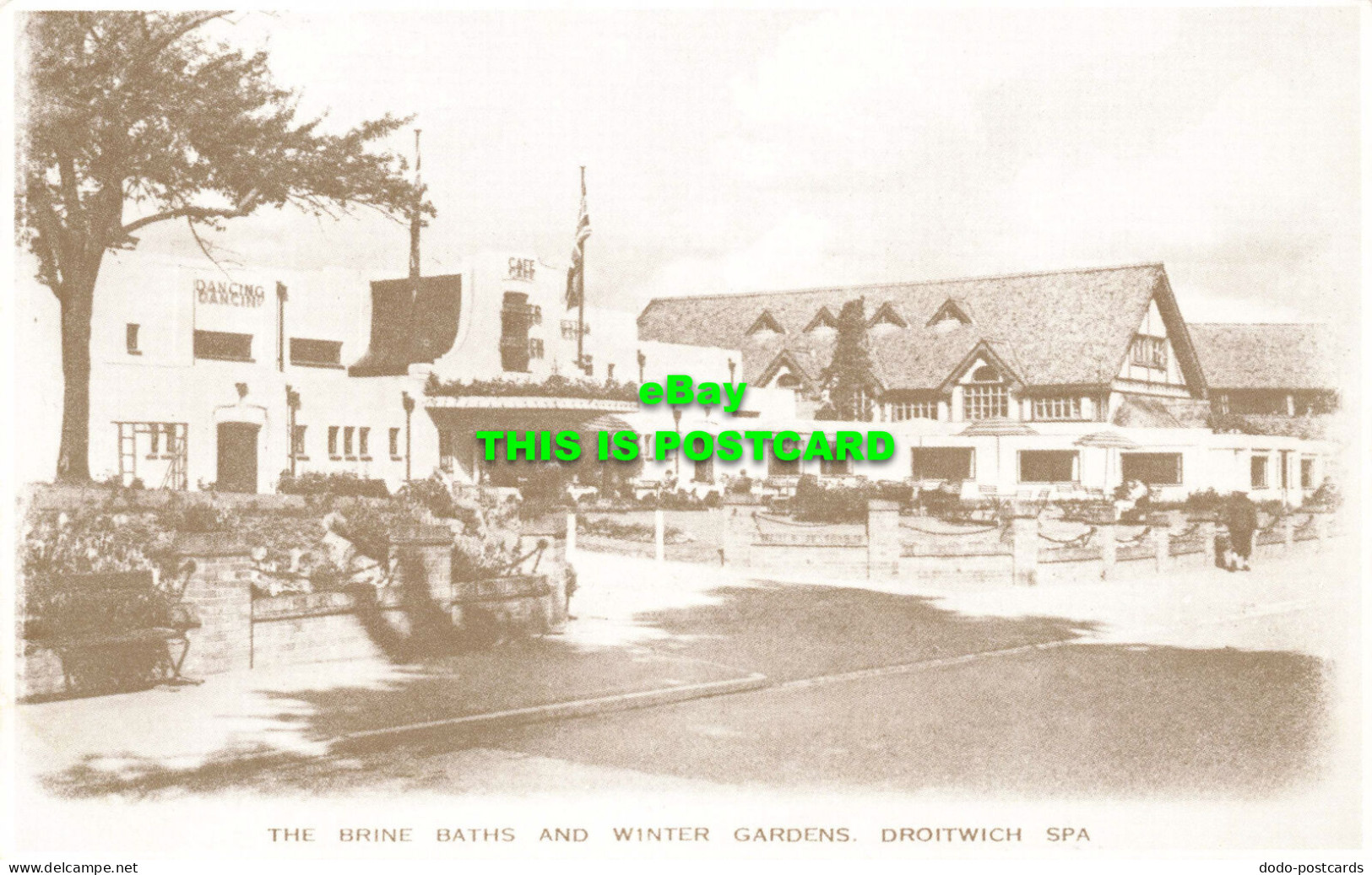 R571486 Brine Baths And Winter Gardens. Droitwich Spa. C. 1930. Droitwich Civic - World
