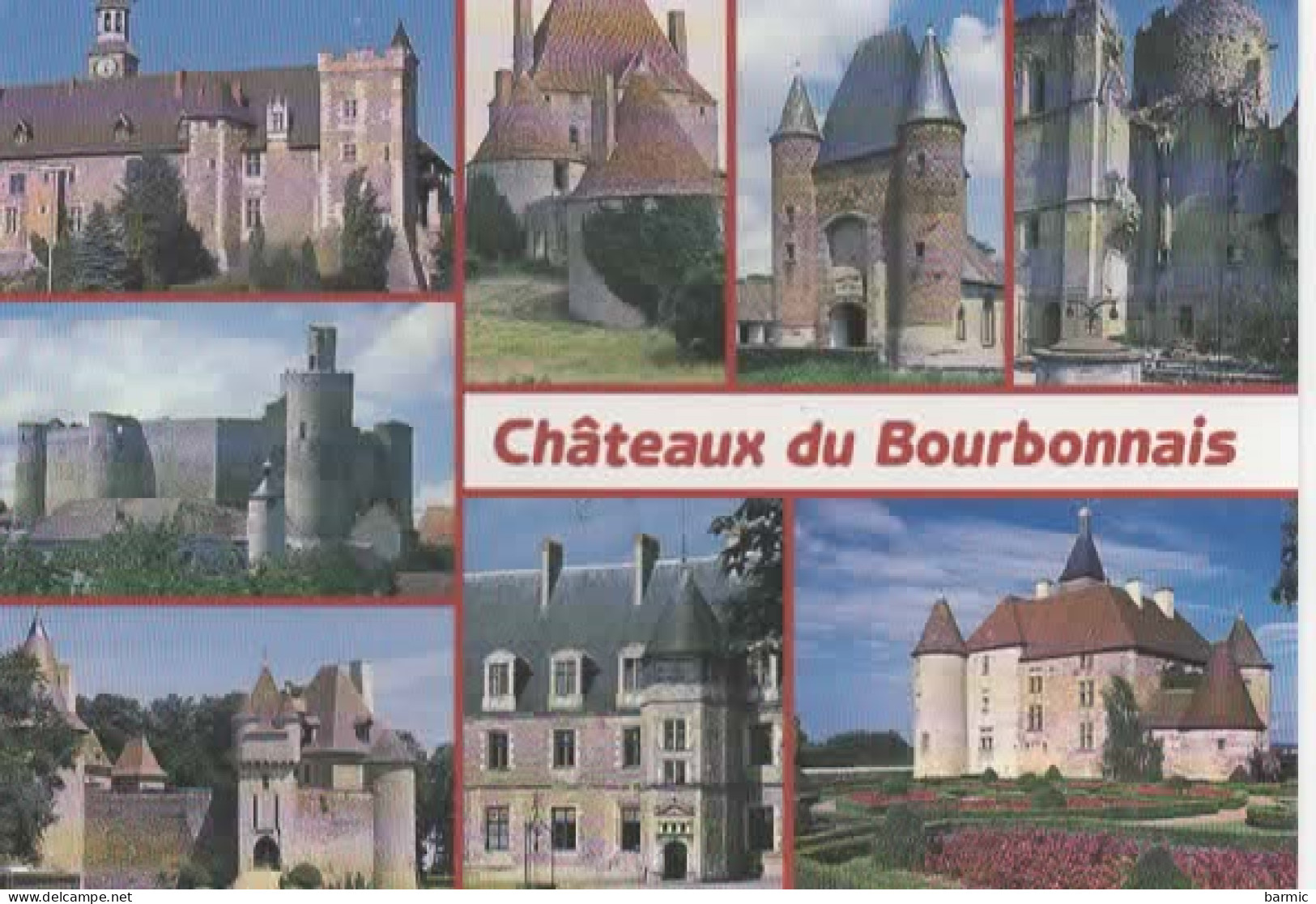 CHATEAUX DU BOURBONNAIS, MULTIVUE, MONTLUCON, FOURCHAUD, LE RIAU, L ARCHAMBAULT, BILLY, THOURY COULEUR REF 15970 - Sonstige & Ohne Zuordnung