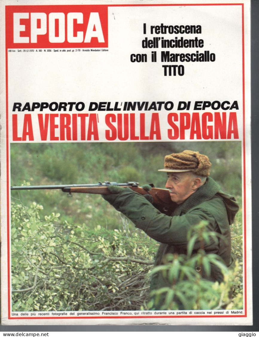 °°° RIVISTA EPOCA N° 1056 DEL 20 DICEMBRE 1970 °°° - Autres & Non Classés