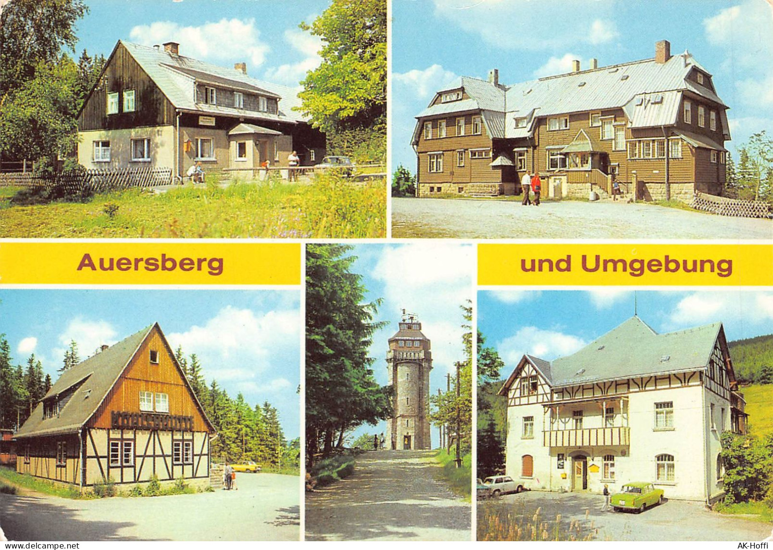 Auersberg - Johanngeorgenstadt Gasthaus Sauschwemme Berghotel Auersberg Sosa Konsum Gaststätte Köhlerhütte Auersberg - Auersberg