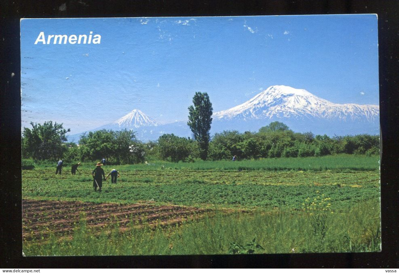 ARMENIE - Mount ARARAT .écrite En Armenien  & Francais .Armenia - Armenië