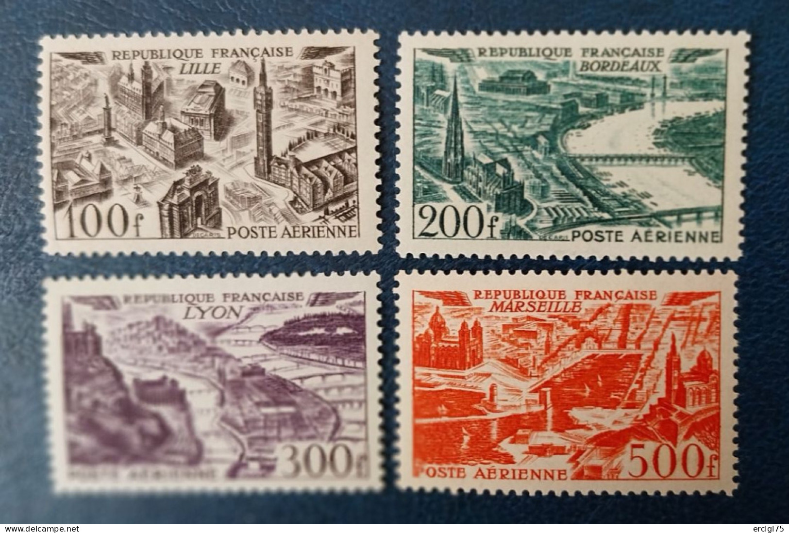 PA : Vues Stylisées De Grandes Villes (Y. Et T. N° 24, 25, 26, 27). Neufs Sans Charnières. - 1927-1959 Mint/hinged