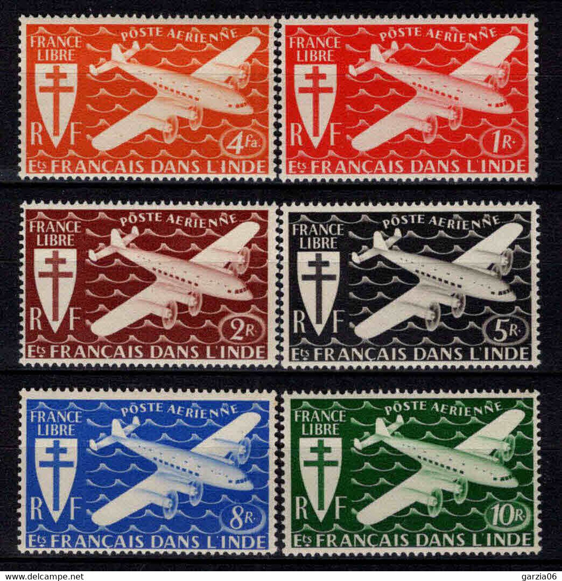 Inde - 1942 -  Série De Londres - PA 1 à 6 - Neufs ** - MNH - Unused Stamps