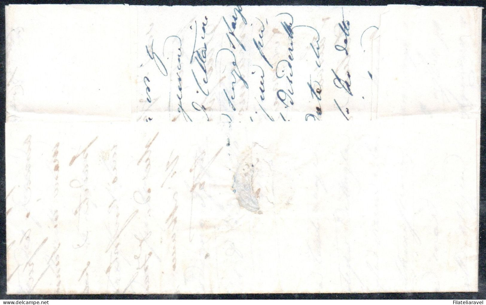 ASI -  STATO PONTIFICIO - 1852  N. 2 Lettere Catalogo Sassone 3 E 3A - Estados Pontificados