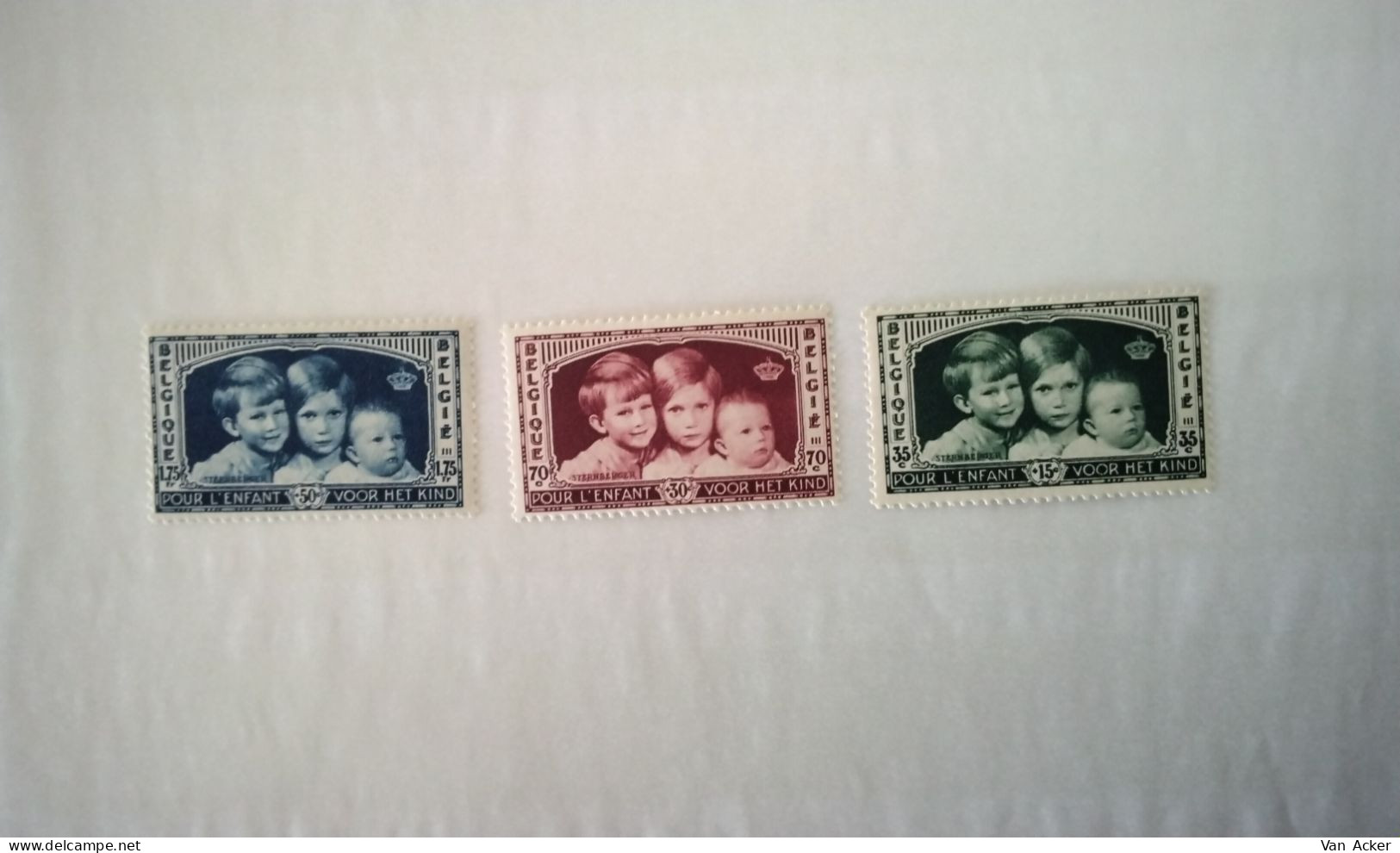 Nr.404/406** Koningskinderen. - Unused Stamps