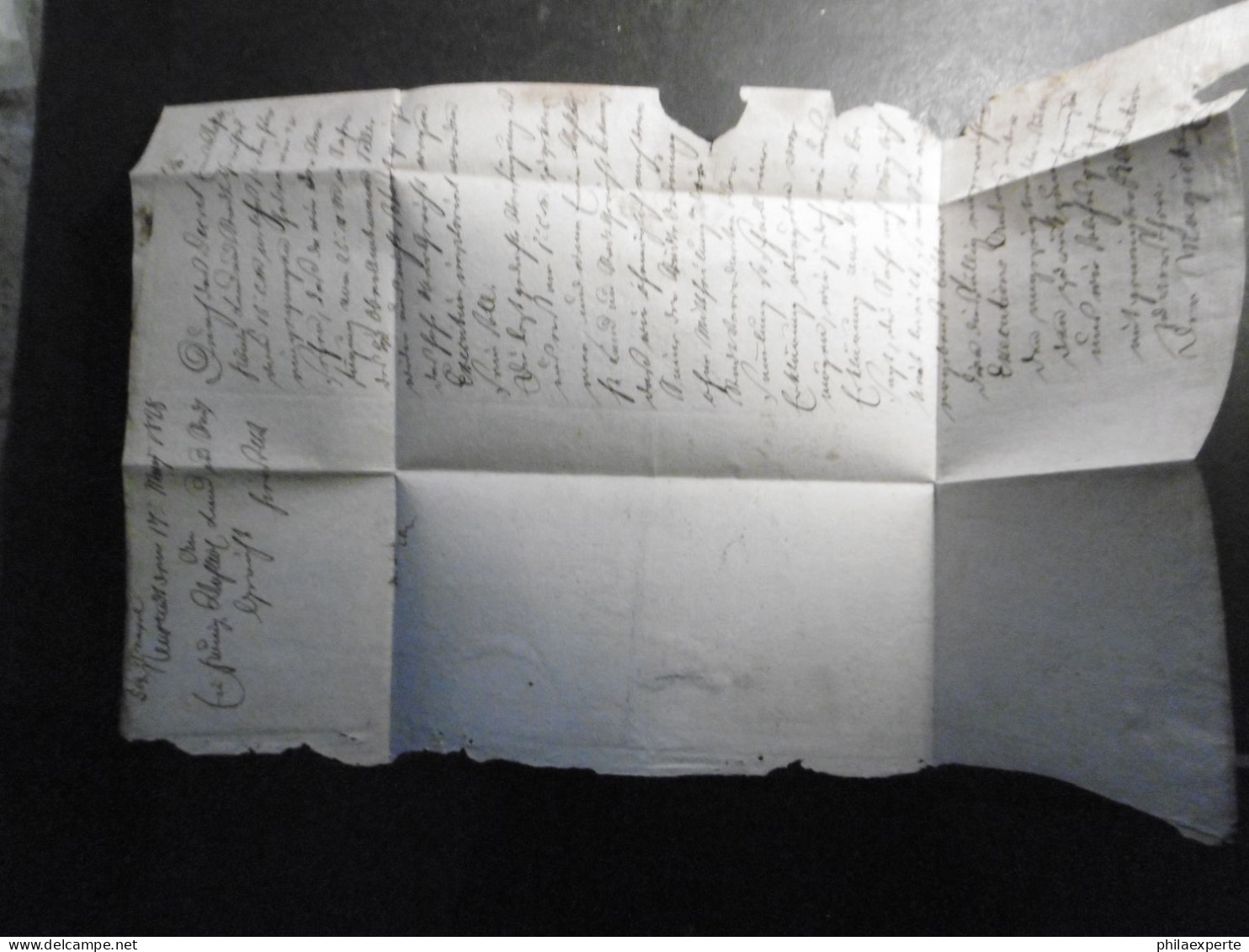 Preußen Vorphila Faltbrief+Inhalt (17,5x9cm) L2 Neisse 17.3.1828 Nach Neuteich - Briefe U. Dokumente