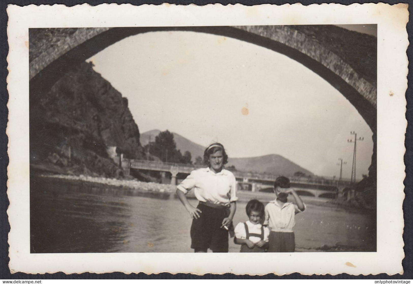Italia 1940 - Sotto Un Ponte Da Identificare - Foto D'epoca - Places