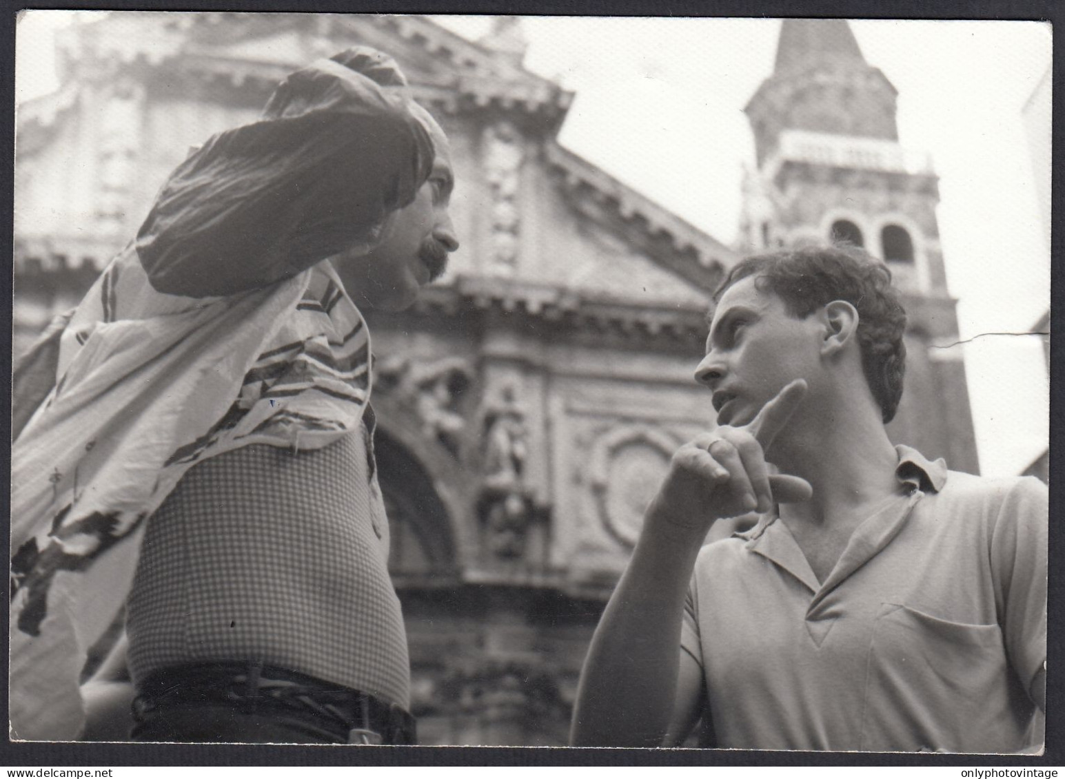 Venezia 1978 - Chiacchierata In Piazza - Fotografia D'epoca - Places