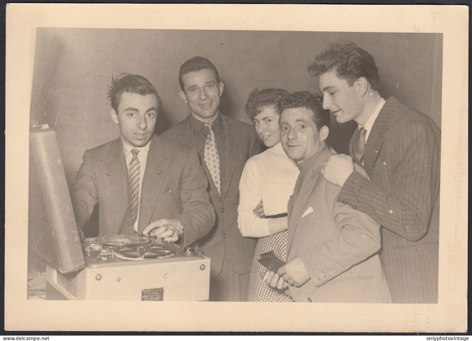 Torino 1950 - Foto Prandi - Ritratto Di Amici Ad Una Festa - Places