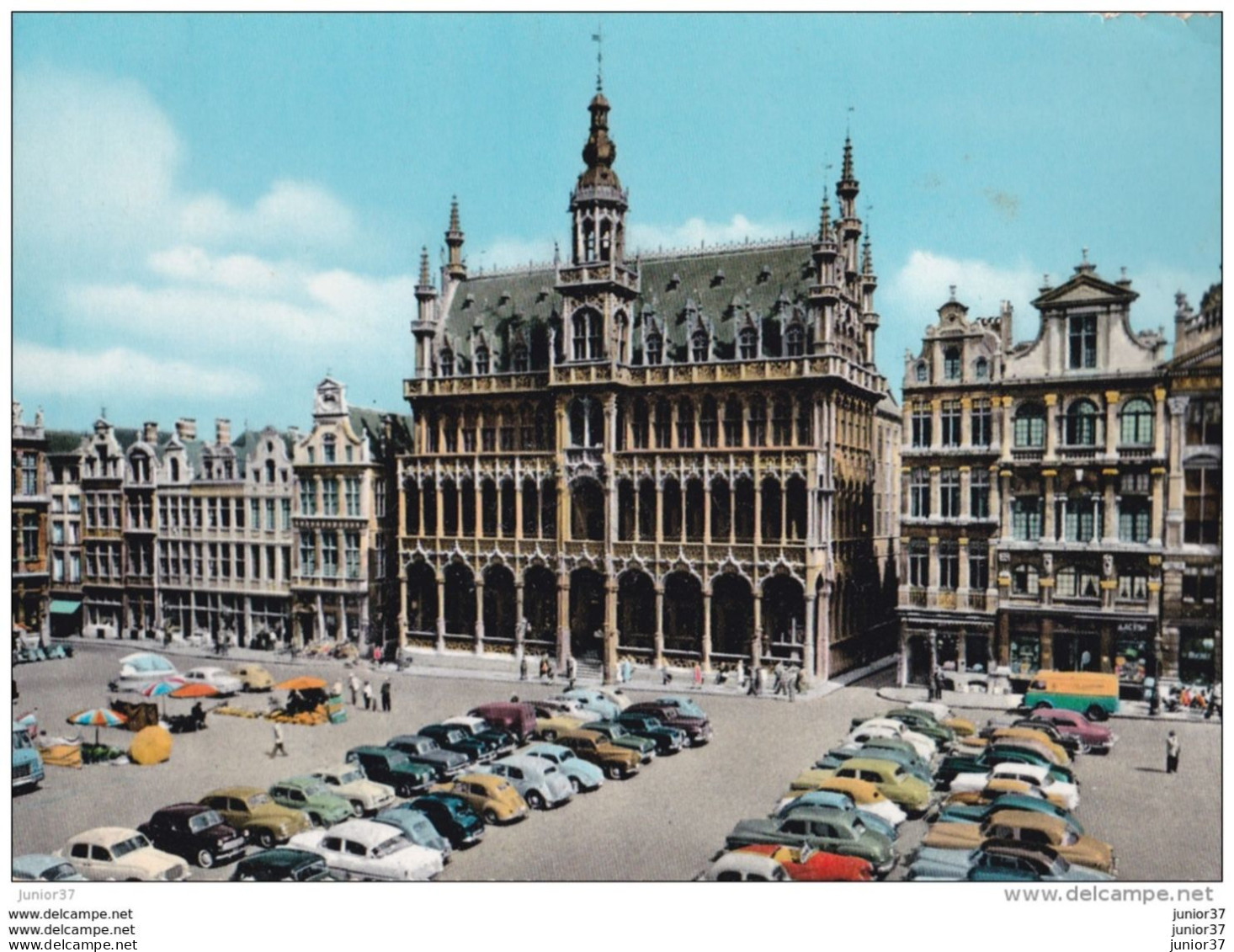 Bruxelles Grand'Place, Voitures Mercedes, Citroen, Peugeot, Renault, Ford - Places, Squares