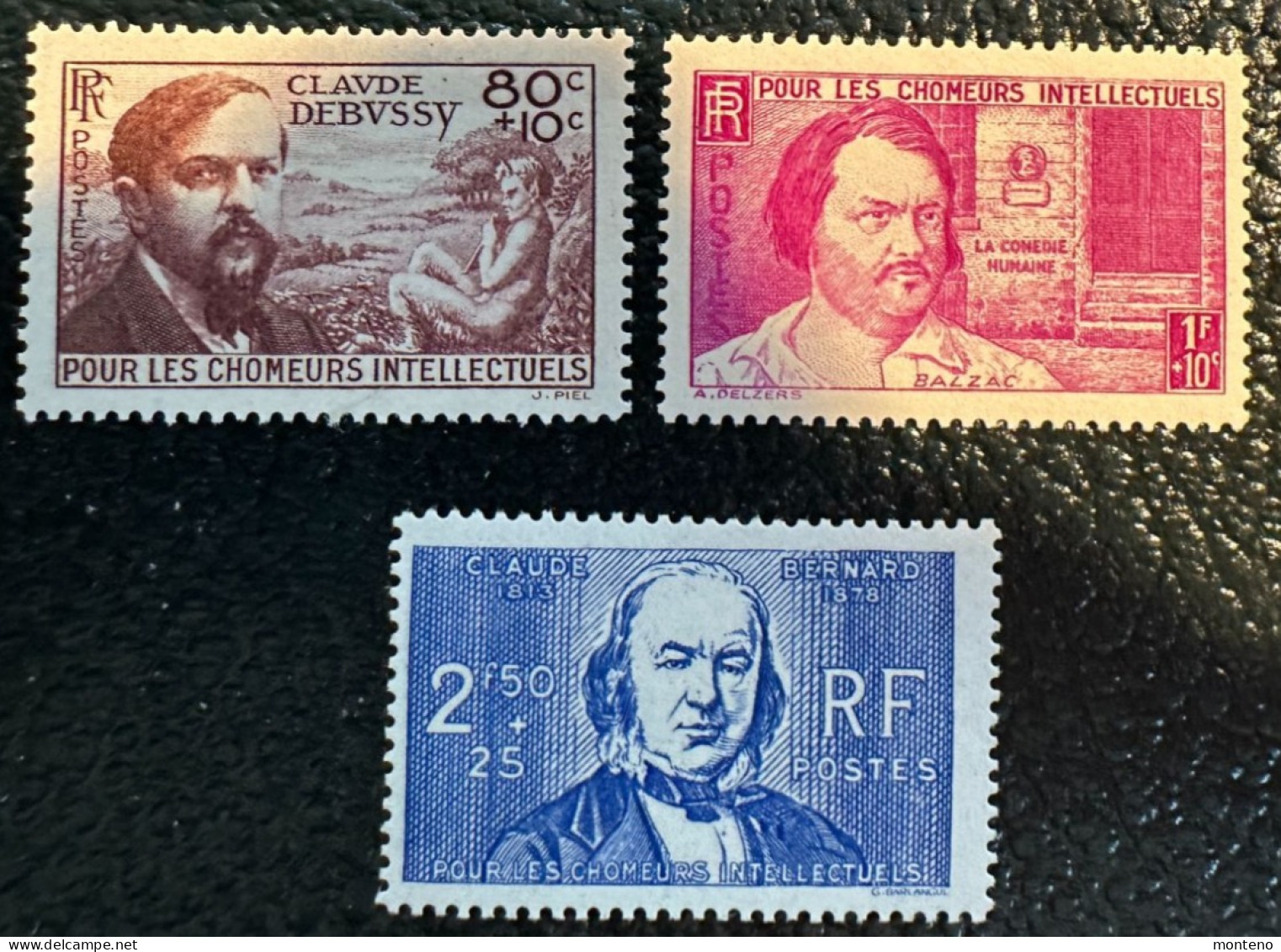 France 1940  Y Et T 462/3/4  * - Unused Stamps