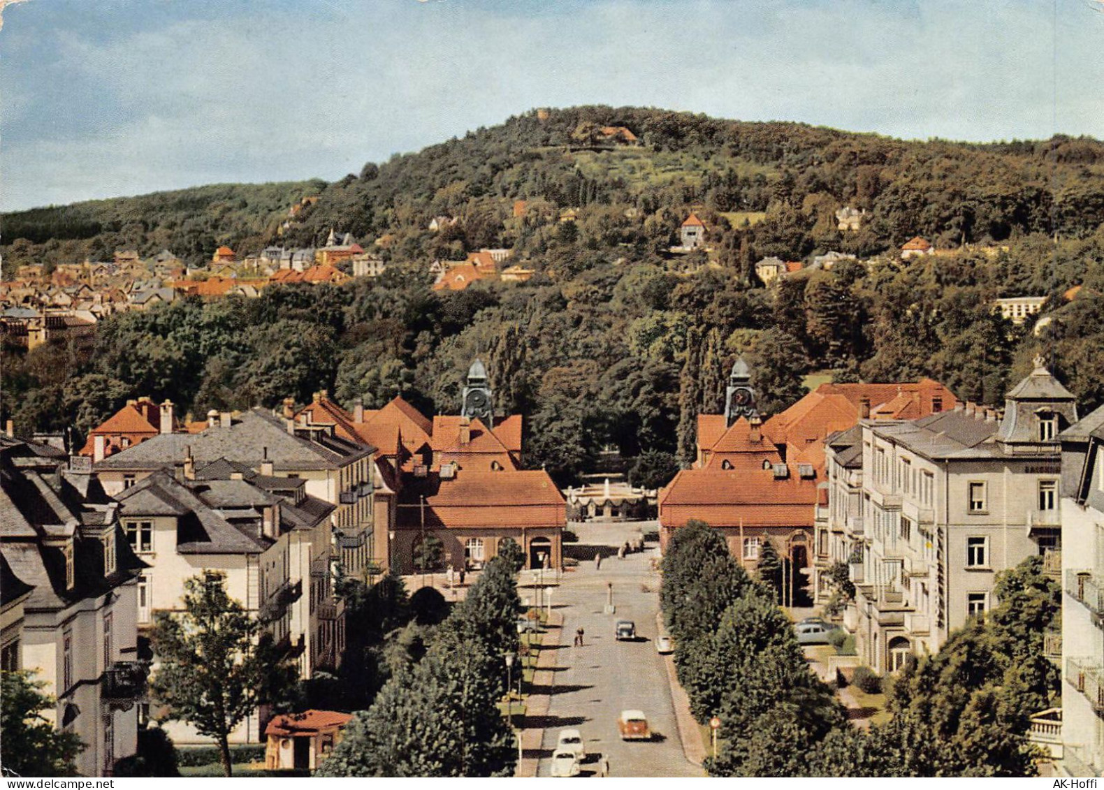 Bad Nauheim Bahnhofallee 1958 - Bad Nauheim