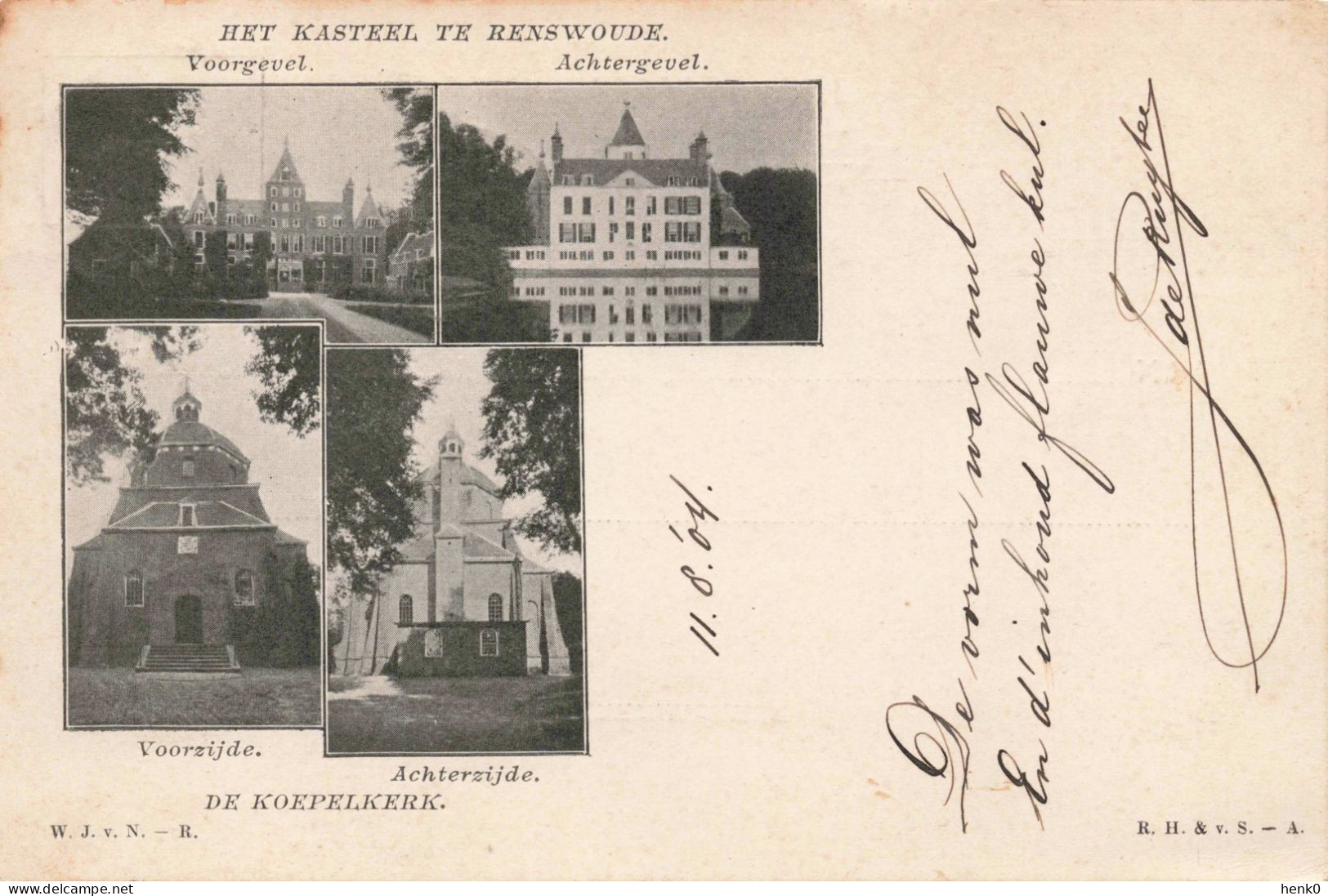 Renswoude Kasteel Koepelkerk OB2113 - Sonstige & Ohne Zuordnung