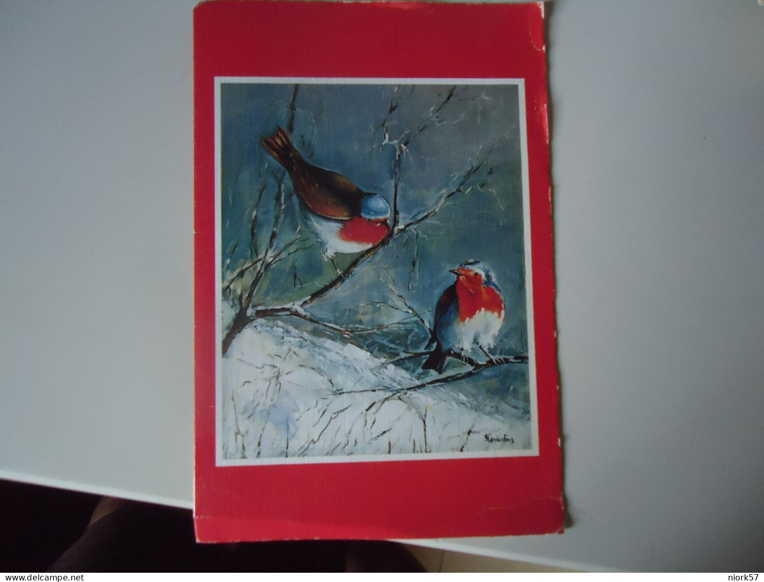 GREECE POSTCARDS ΧΡΙΣΤΟΥΓΕΝΝΑ  BIRDS  MORE  PURHASES 10% DISCOUNT - Grecia