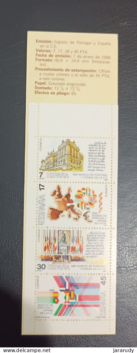 ESPAÑA CEE 1986 Yv C 2444 MNH - Blocks & Sheetlets & Panes